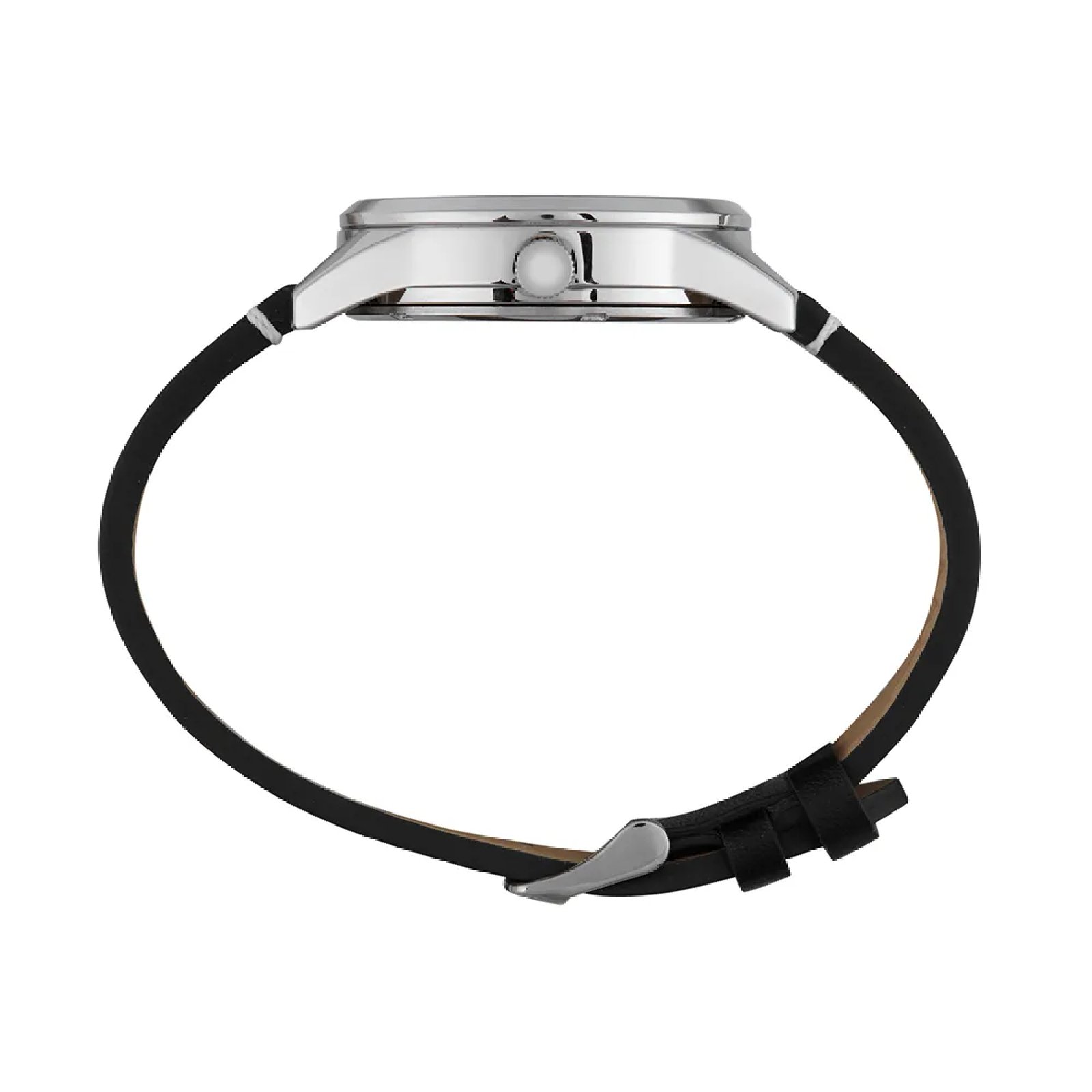 Relógio Mondaine Couro Masculino 32763G0MVNH1 Prata 4