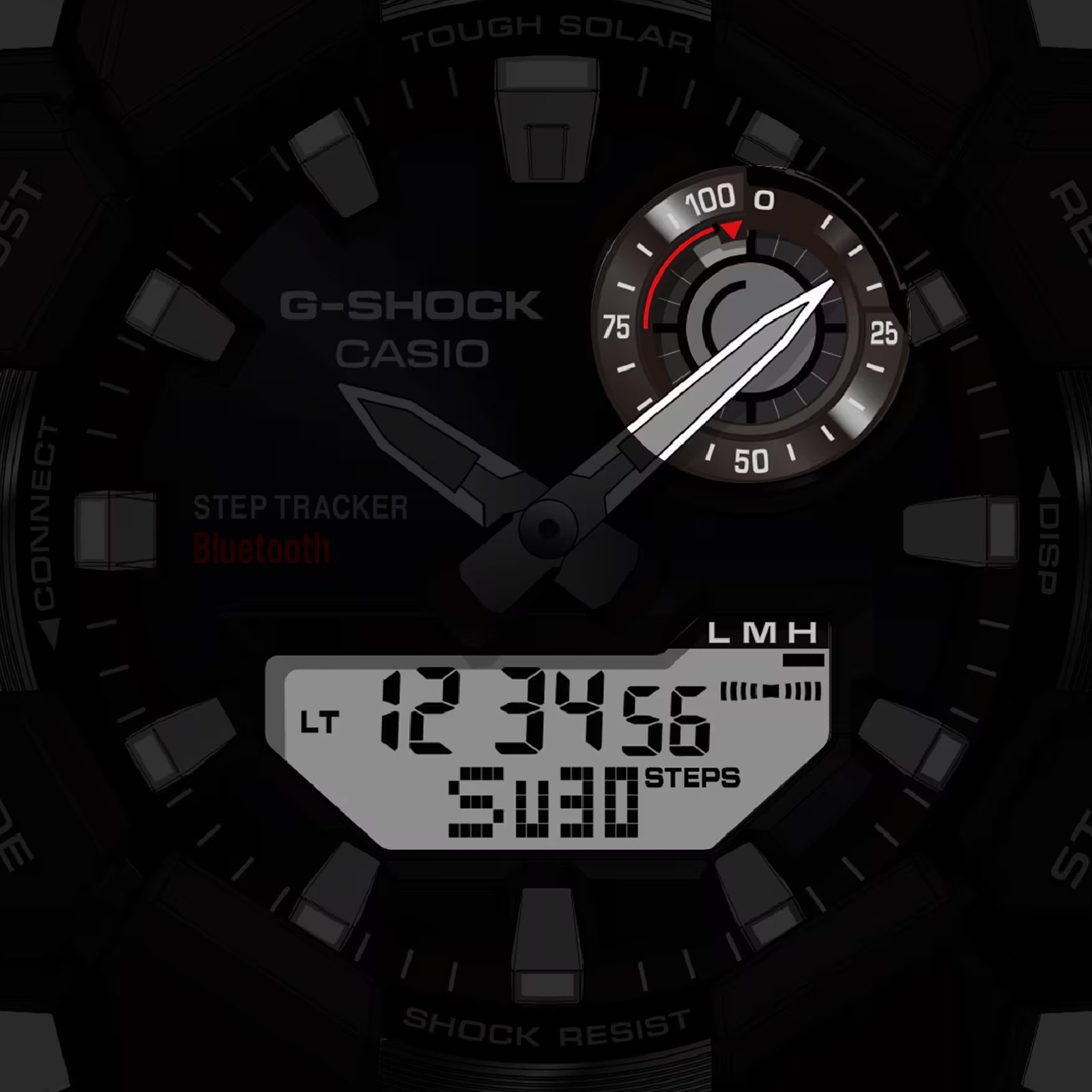 Relógio Casio G-Shock GA-B010-3ADR Tough Solar Verde 5