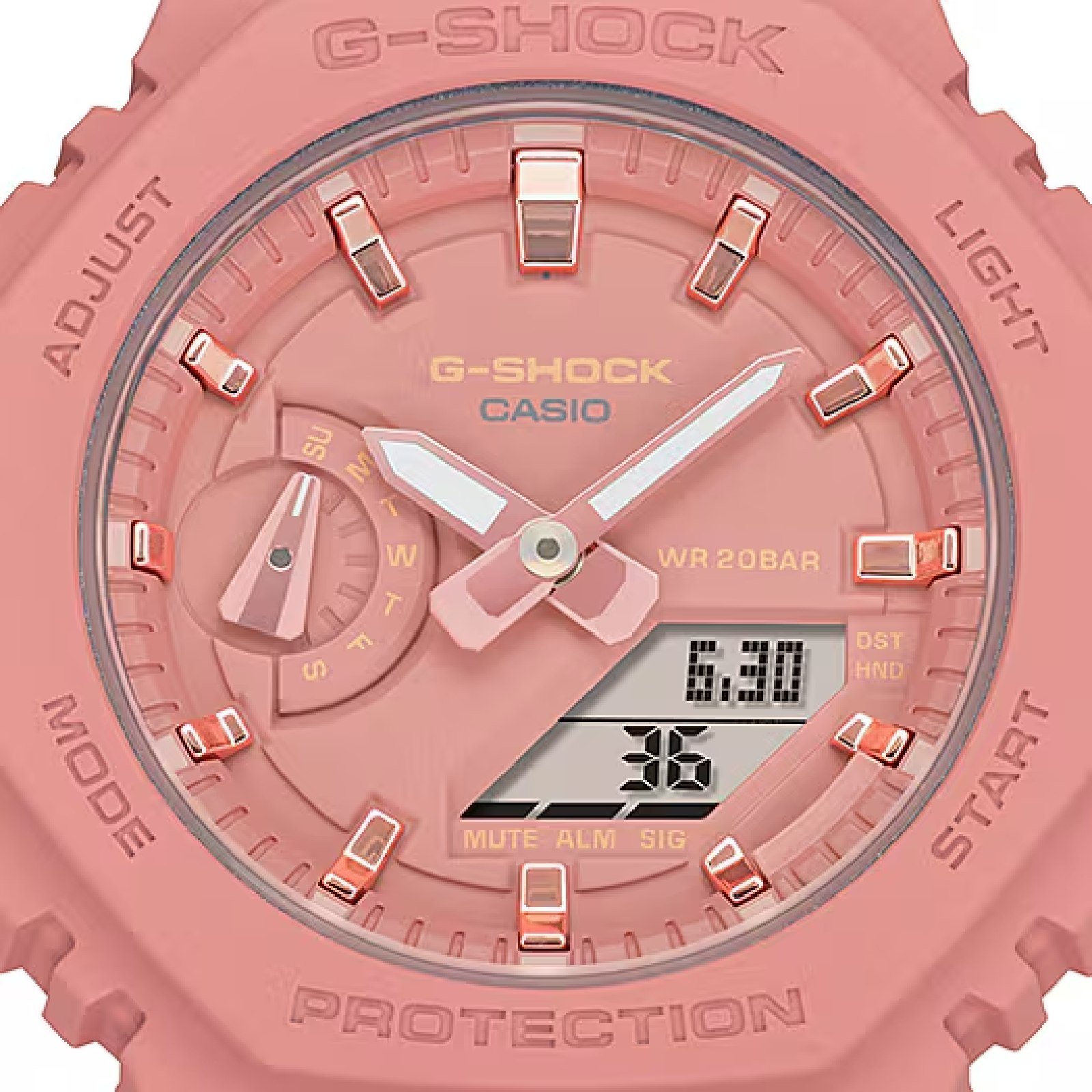 Relógio Casio G-SHOCK GMA-S2100-4A2DR Carbon Core Guard Rosa 2