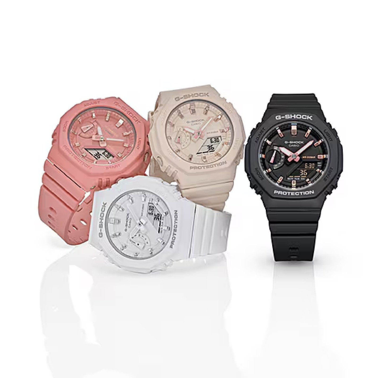 Relógio Casio G-SHOCK GMA-S2100-4A2DR Carbon Core Guard Rosa 8