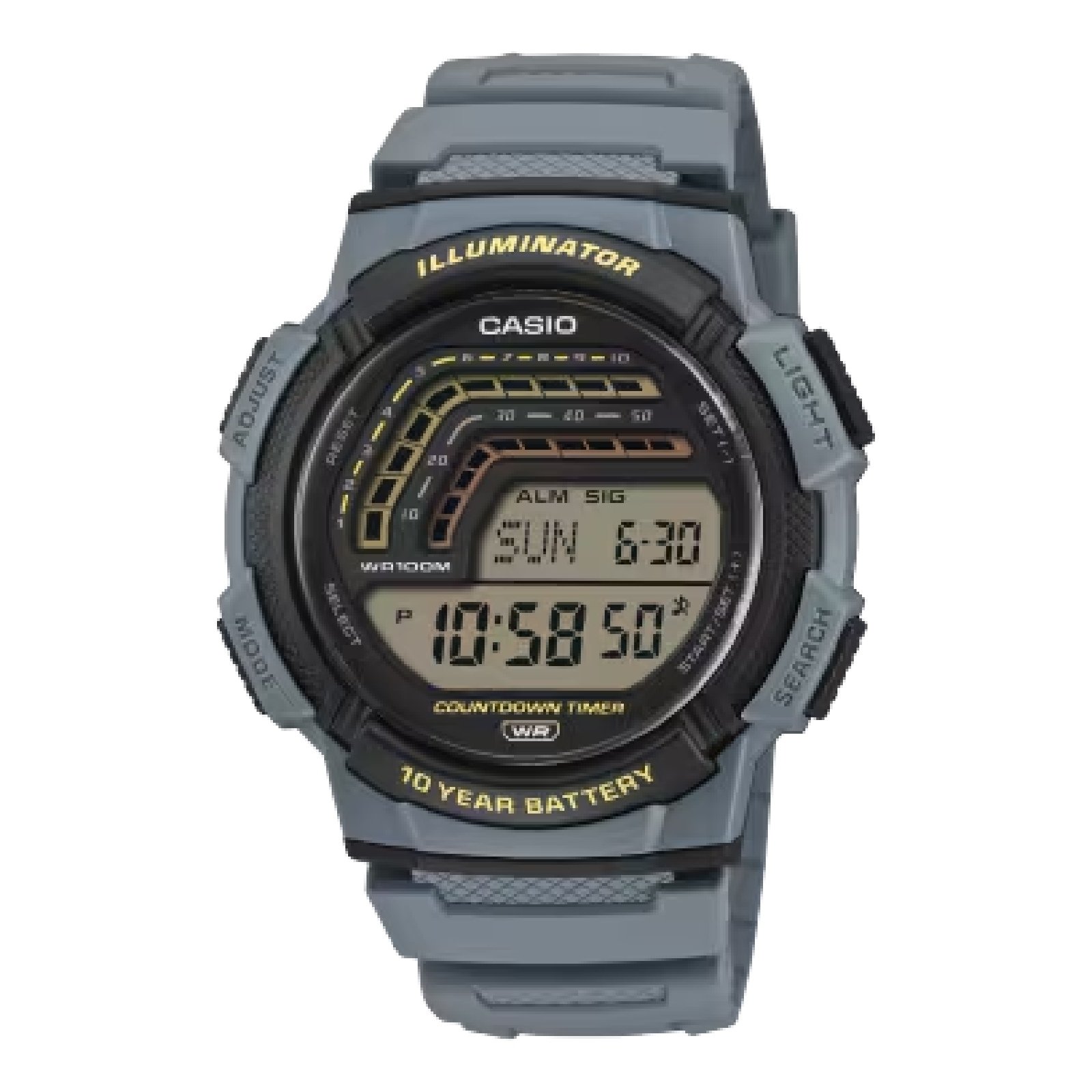 Relógio Casio WS-1800-2AVDF Cinza
