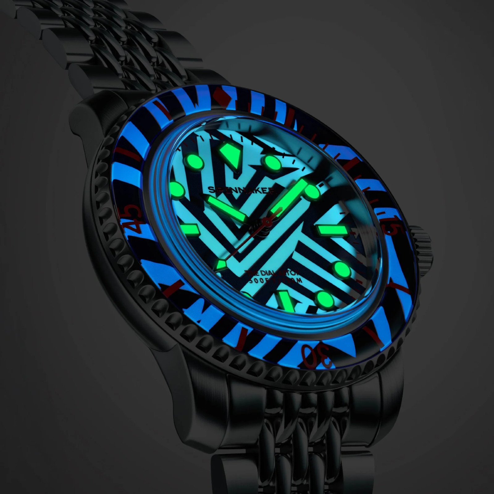 Relógio Spinnaker Fleuss Razzle Dazzle Noir Ilumination Limited Edition SP-5165-11 Prata 5