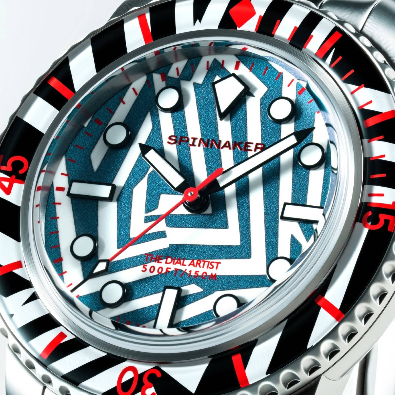 Relógio Spinnaker Fleuss Razzle Dazzle Noir Ilumination Limited Edition SP-5165-11 Prata 7