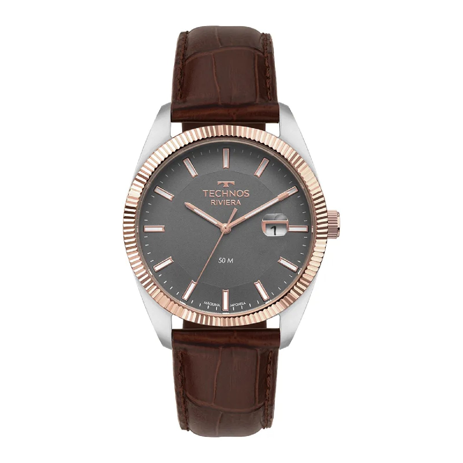 Relógio Technos Masculino Riviera Bicolor 2317AI/0C