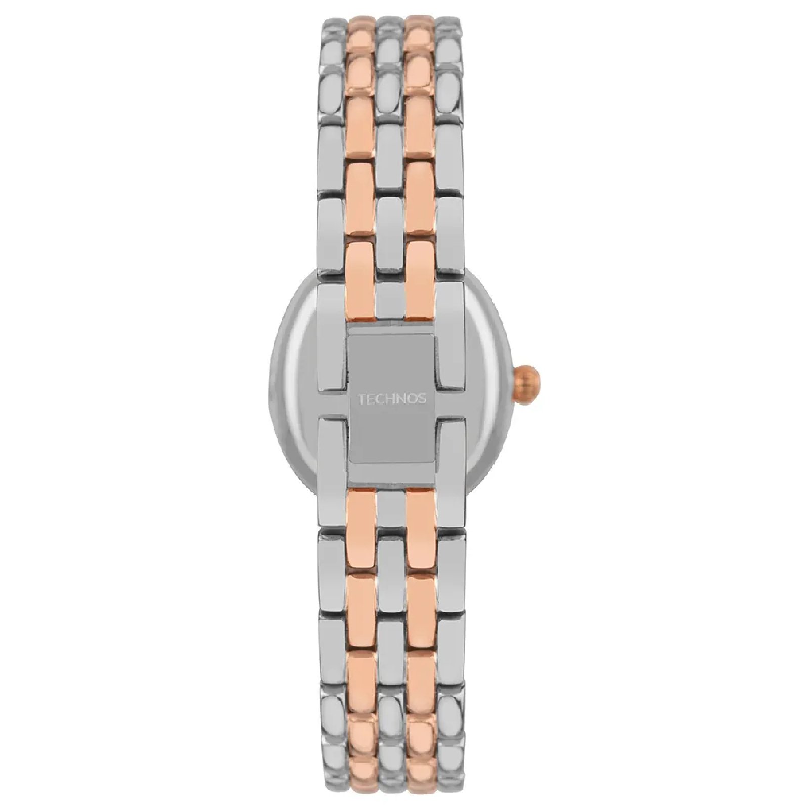 Relógio Technos Feminino Mini 2035NBM/1M Bicolor Rose Gold/Prata 4