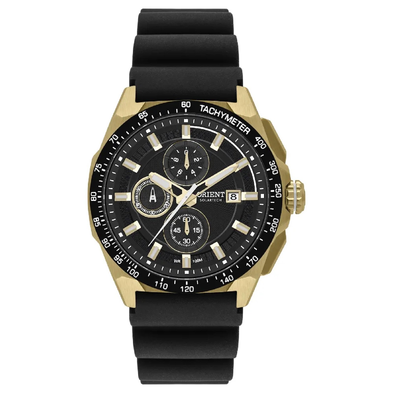 Relógio Orient Solartech MGSPC006 P1PX Masculino 43mm Aço Inoxidável