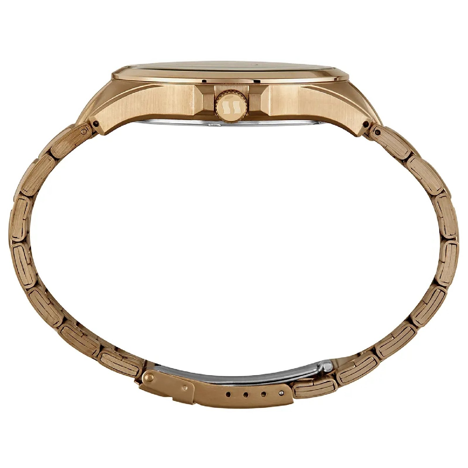 Relógio Seculus 44254GPSVDA2 Masculino 47mm Aço Inox Dourado 3