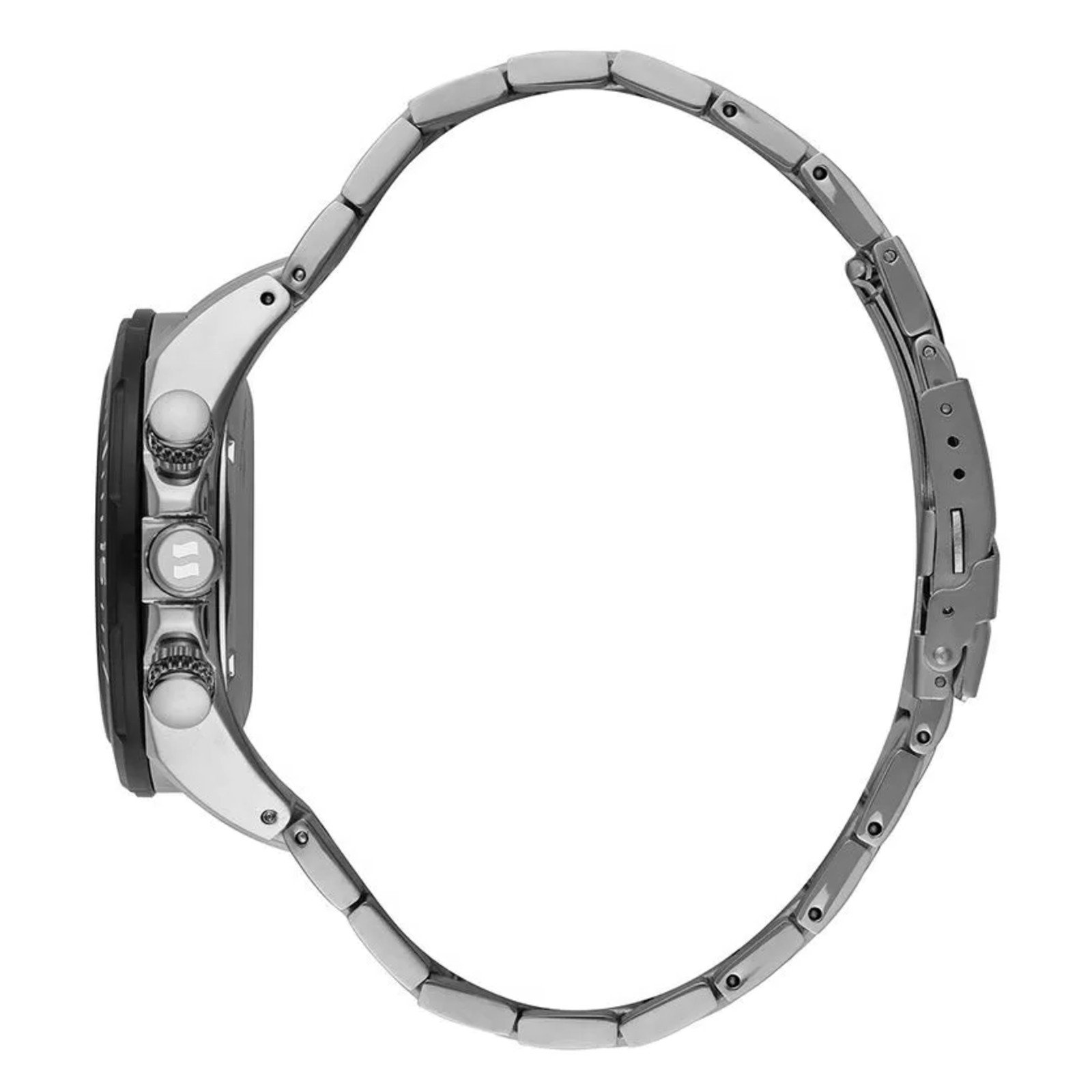 Relógio Seculus Cronógrafo 77340GPSVCA1 44mm Aço Inox Prata 3