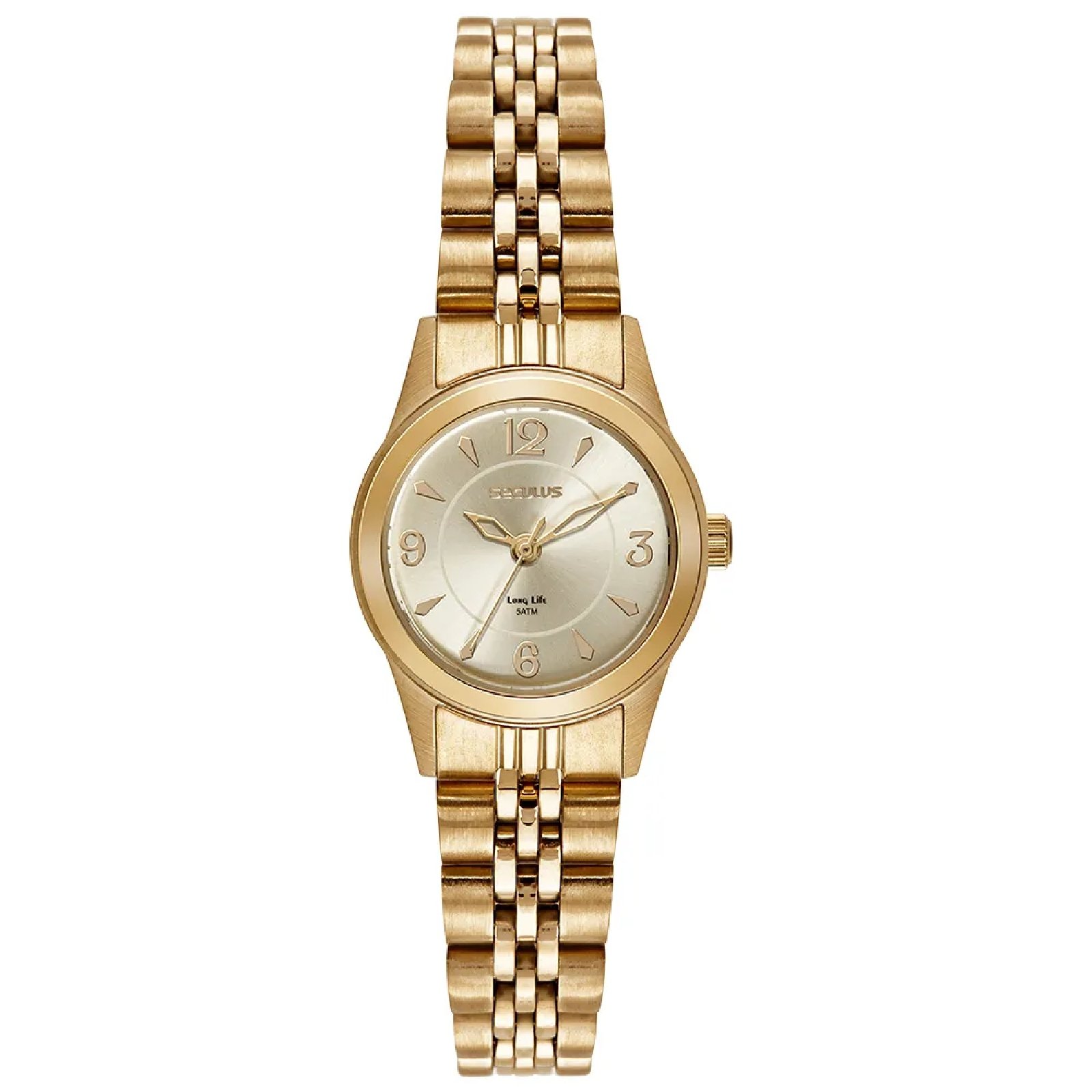 Relógio Seculus 44191LPSVDA2 Feminino 25mm Aço Inox com Bolsa