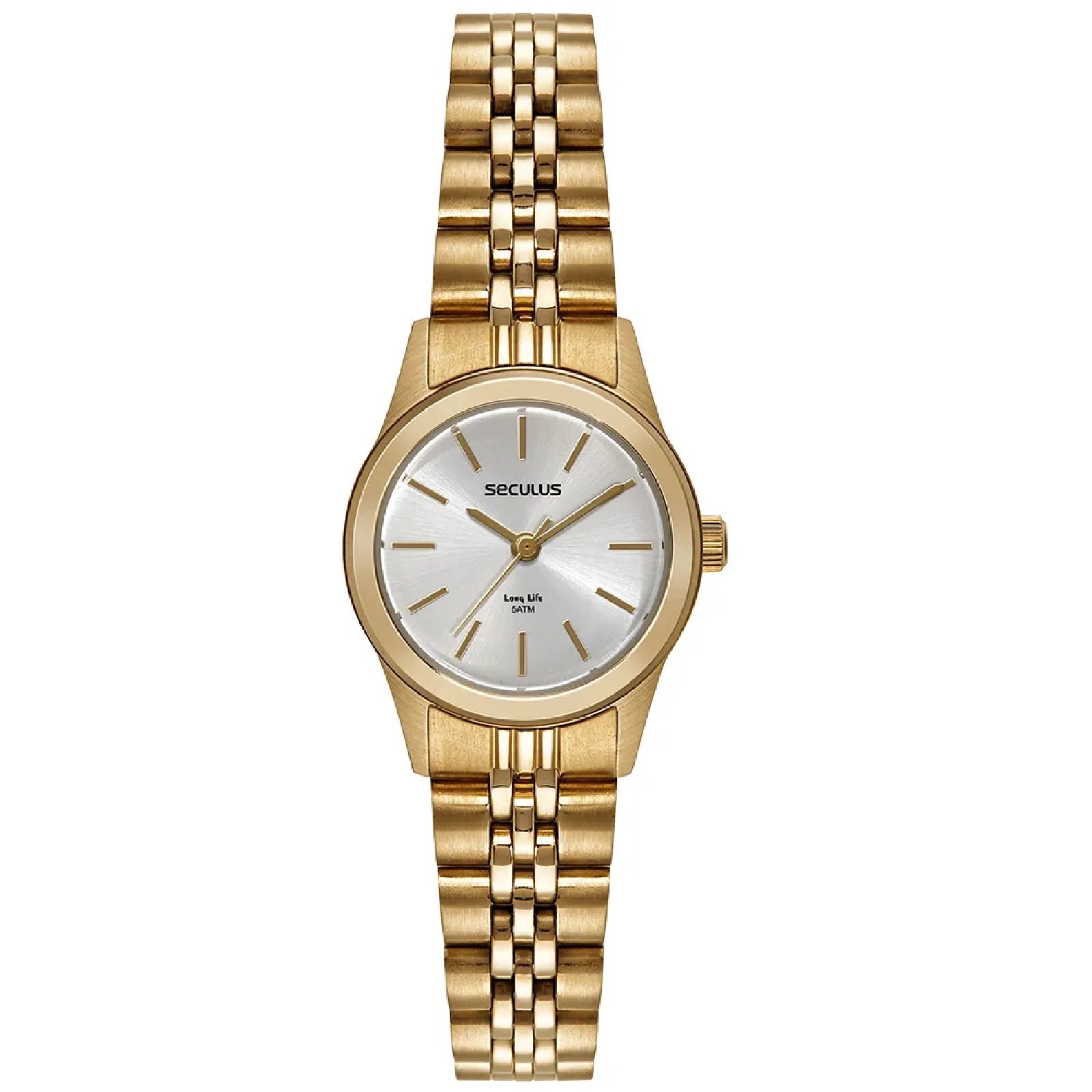Relógio Seculus 44193LPSVDA1 Feminino 25mm Aço Inox com Bolsa