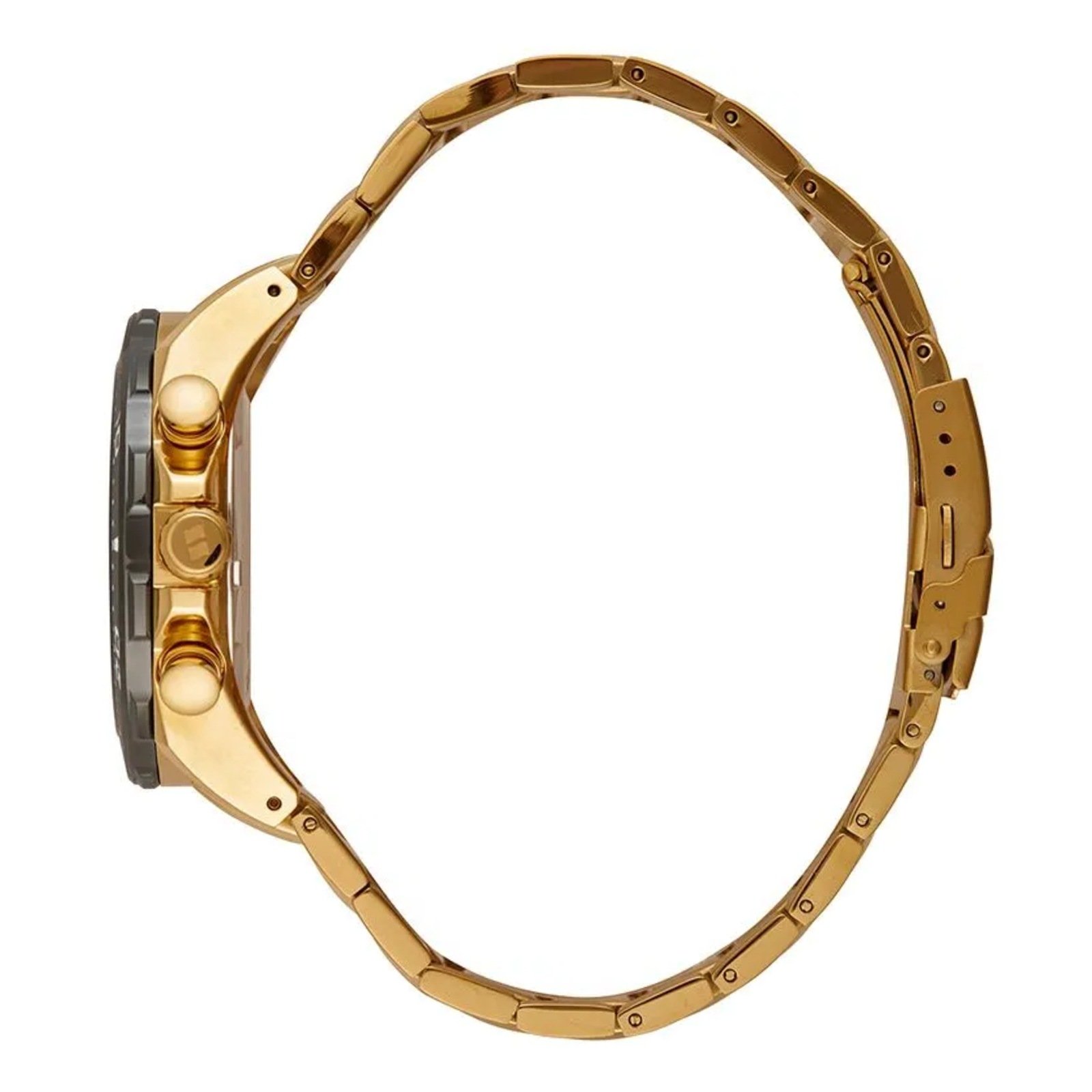 Relógio Seculus Cronógrafo 77351GPSVHA3 44mm Aço Inox Dourado 3