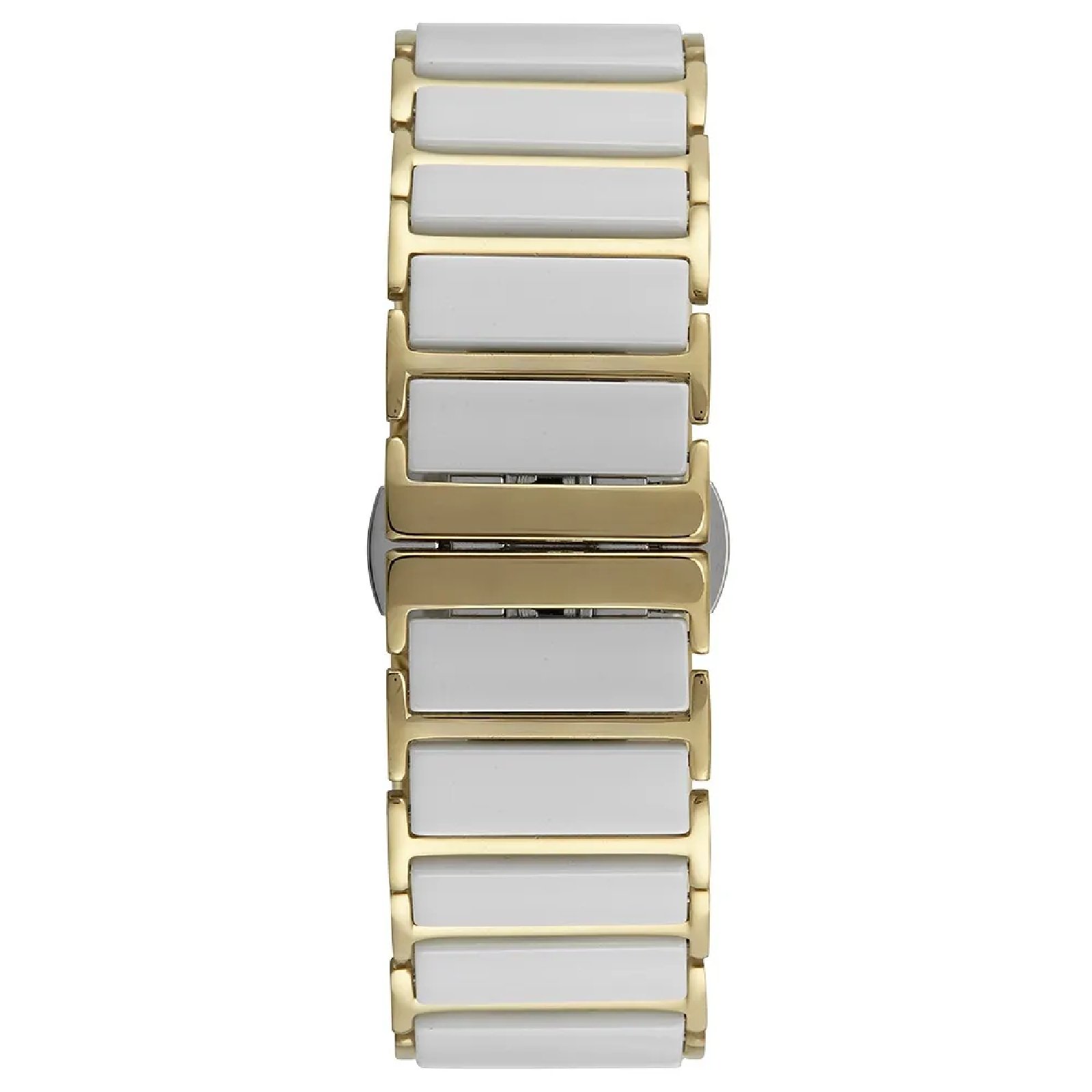 Relógio Seculus 77230LPSVDQ1 Feminino 23mm Cerâmica Branco/Dourado 5