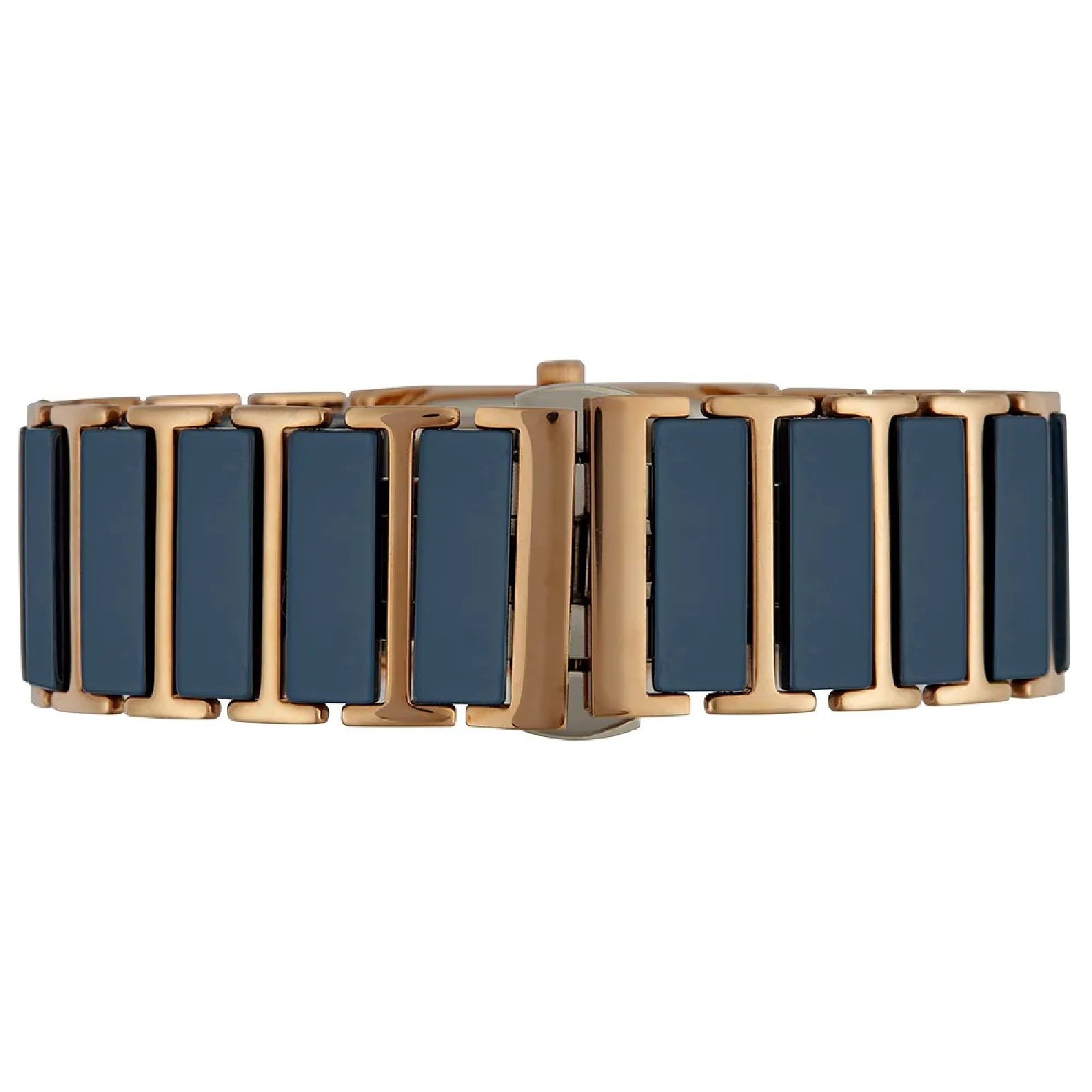 Relógio Seculus 77230LPSVRQ3 Feminino 23mm Cerâmica Azul/Dourado 3