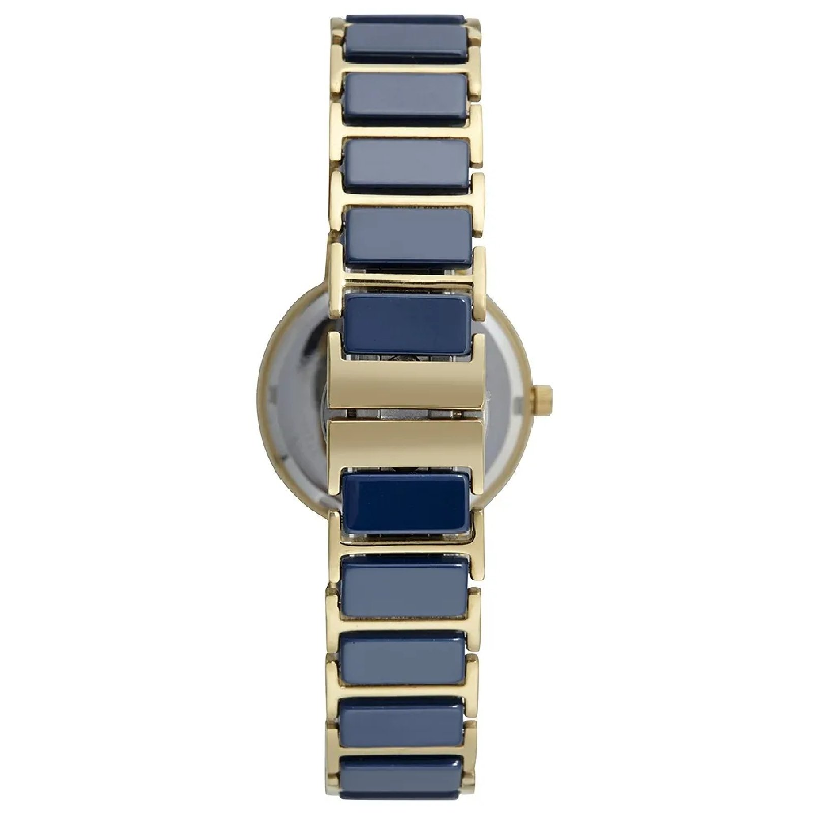 Relógio Seculus 77228LPSVDQ1 Feminino 23mm Cerâmica Azul/Dourado 5