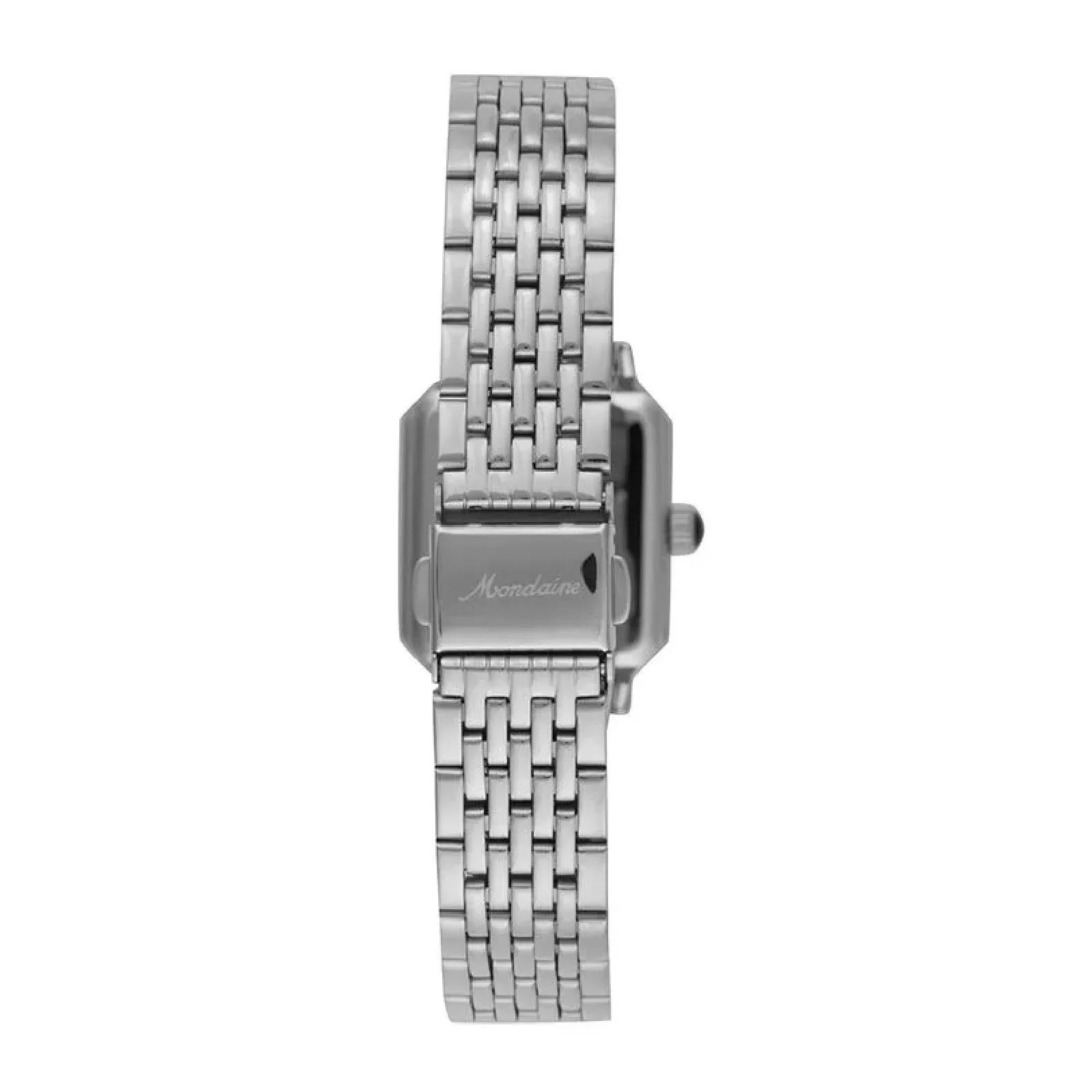 Relógio Mondaine 32915L0MVNE2 Troca Pulseira 24mm Aço Inox Prata Prata 4