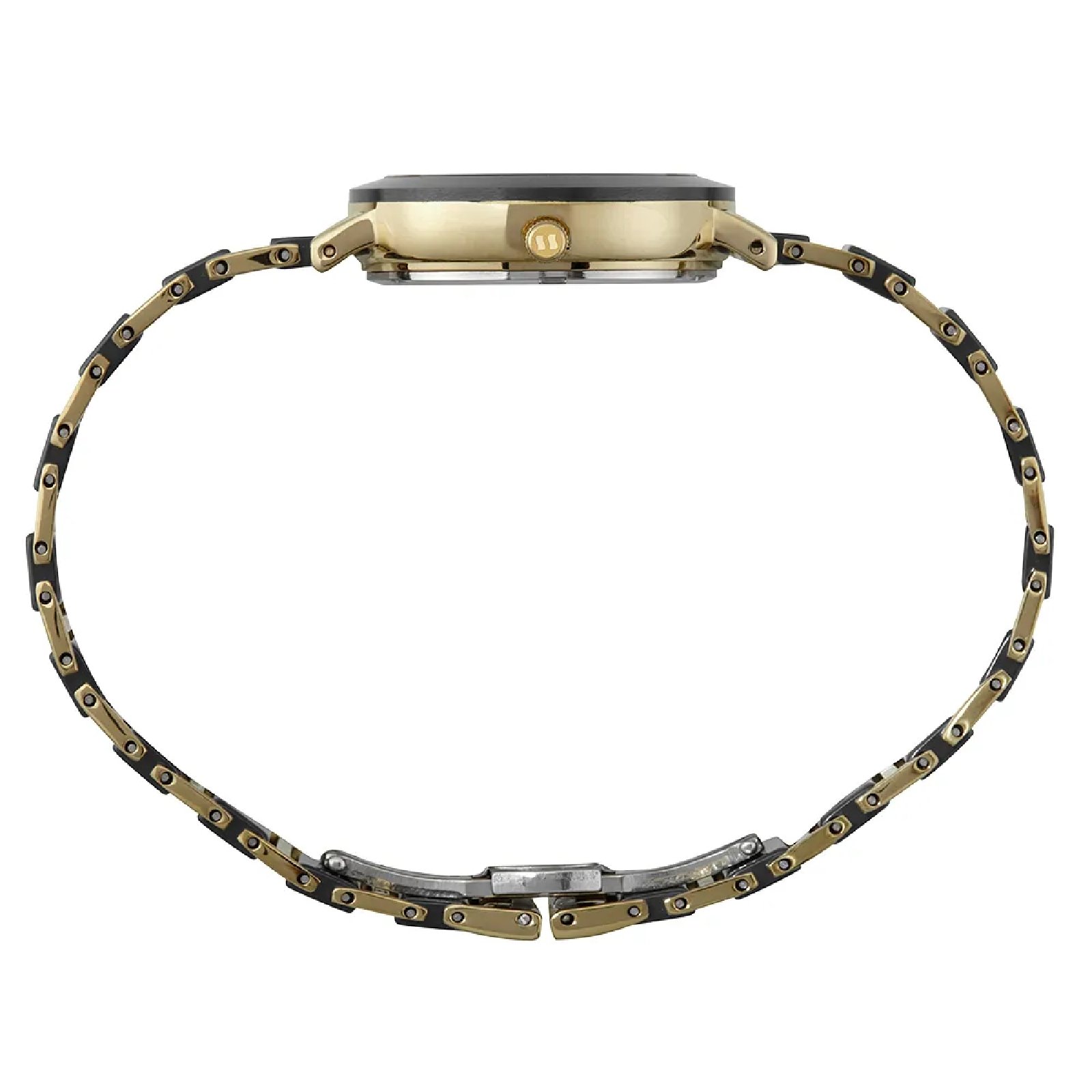 Relógio Seculus 77228LPSVDQ2 Feminino 23mm Cerâmica Preto/Dourado 3