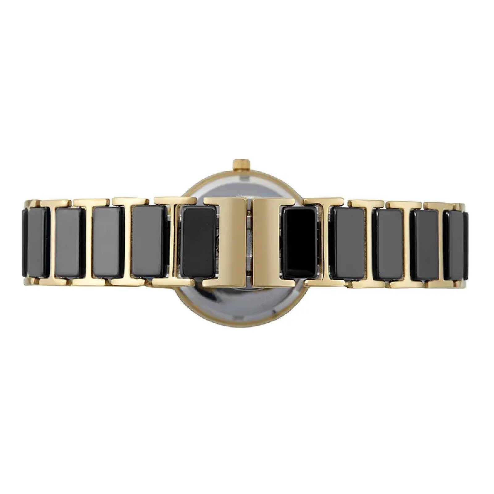 Relógio Seculus 77228LPSVDQ2 Feminino 23mm Cerâmica Preto/Dourado 4