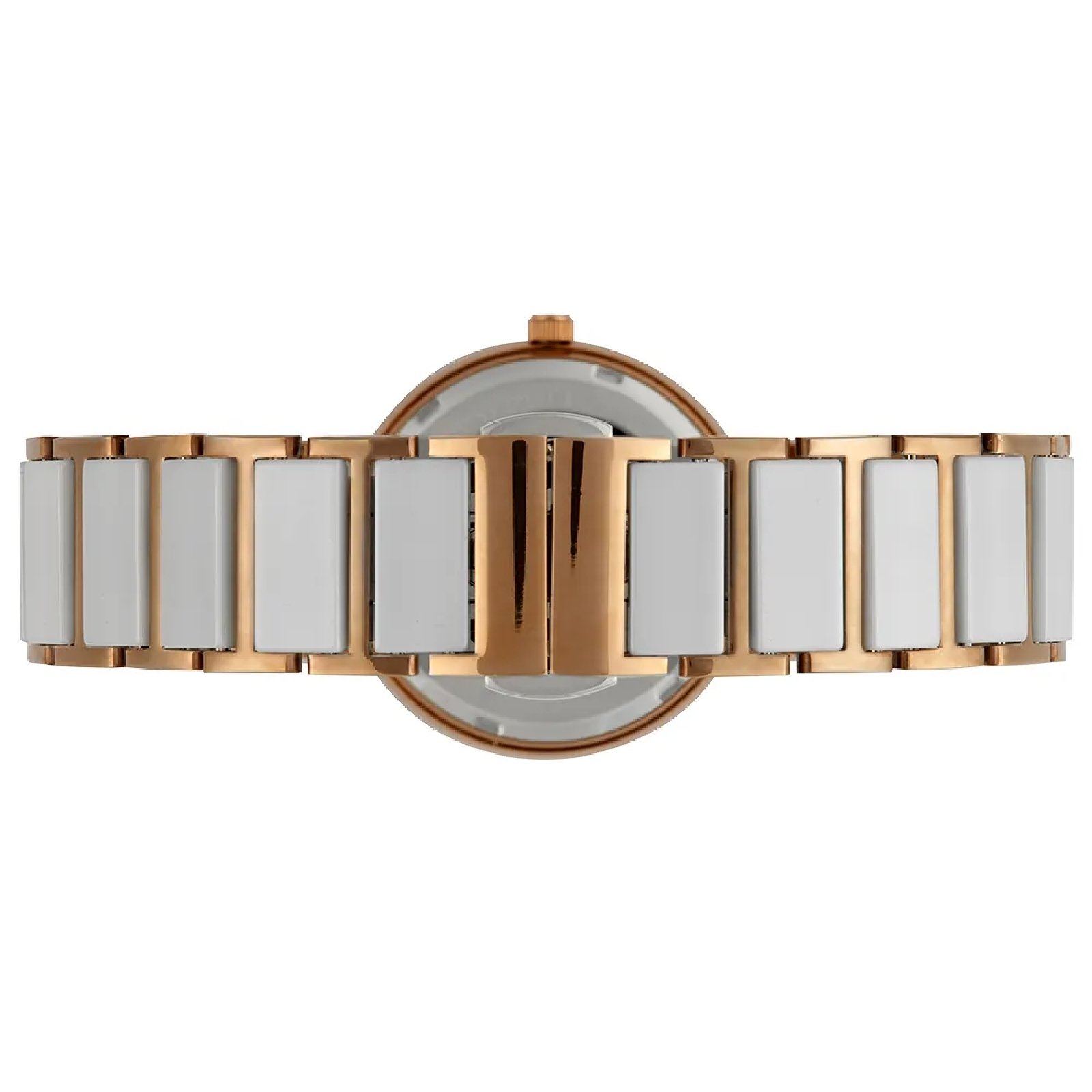 Relógio Seculus 77228LPSVRQ3 Feminino 23mm Cerâmica Branco/Dourado 4