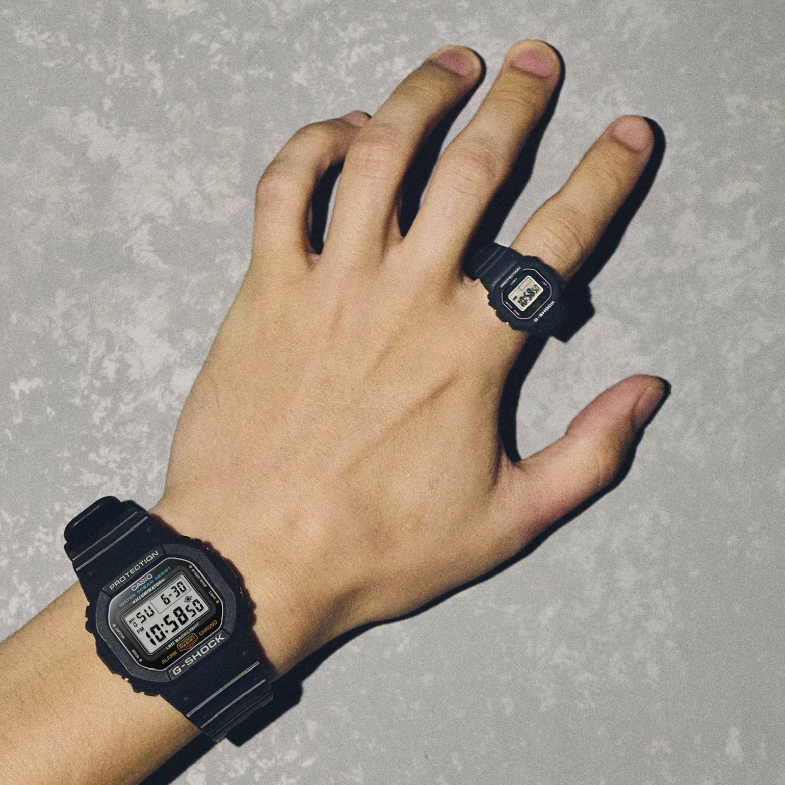 Relógio Casio G-Shock Nano DWN-5600-9DR Amarelo 6
