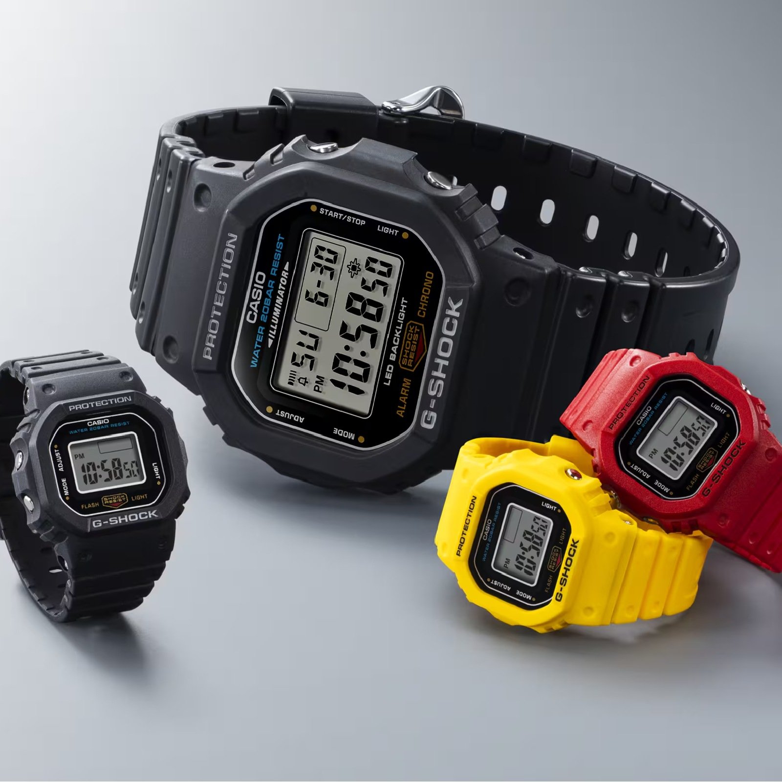 Relógio Casio G-Shock Nano DWN-5600-9DR Amarelo 2