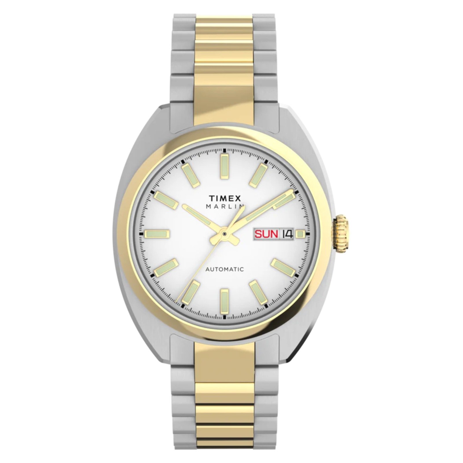 Relógio Timex Marlin Draper Automatic TW2Y65100 Masculino 37mm Aço Inox