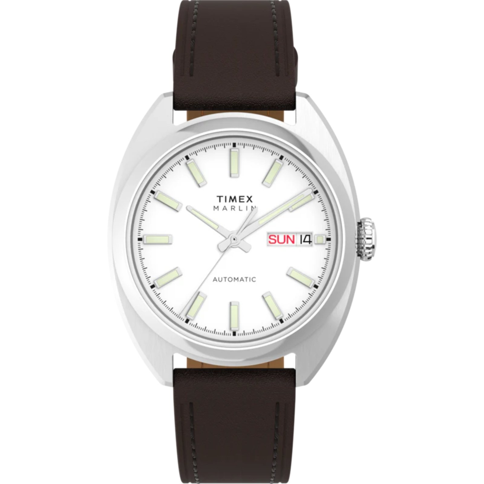 Relógio Timex Marlin Draper Automatic TW2Y65200 Masculino 37mm Couro