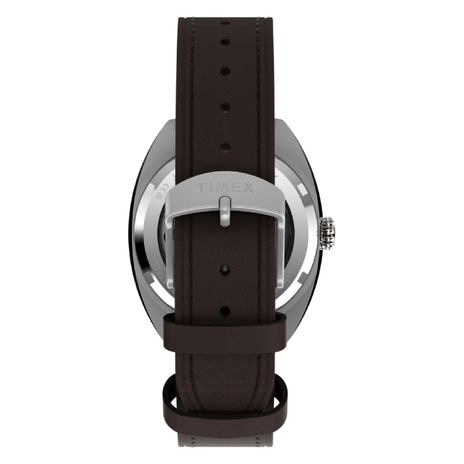 Relógio Timex Marlin Draper Automatic TW2Y65200 Masculino 37mm Couro Prata 5