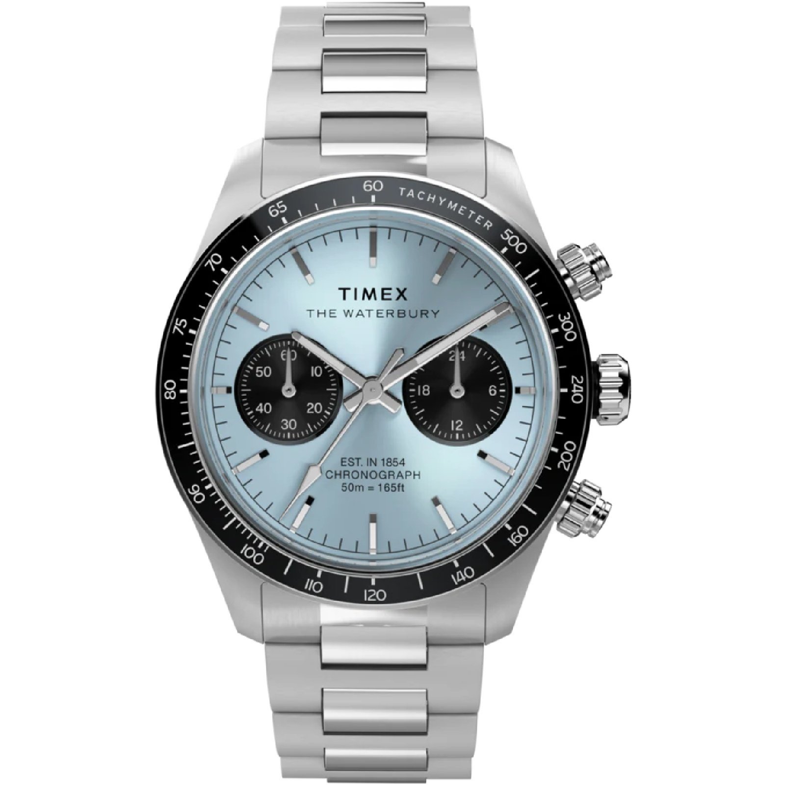 Relógio Timex Waterbury Heritage Cronógrafo TW2Y70500 39mm Aço Inox