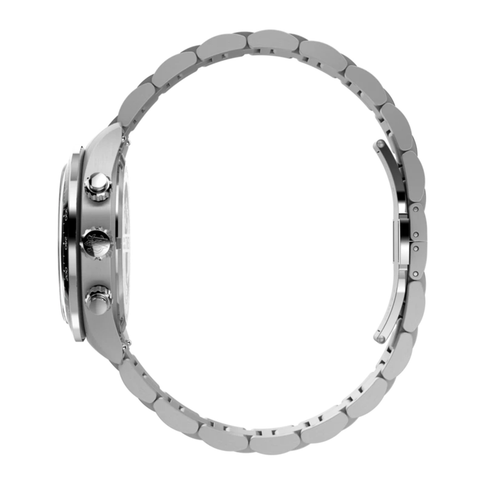 Relógio Timex Waterbury Heritage Cronógrafo TW2Y70500 39mm Aço Inox Prata 3