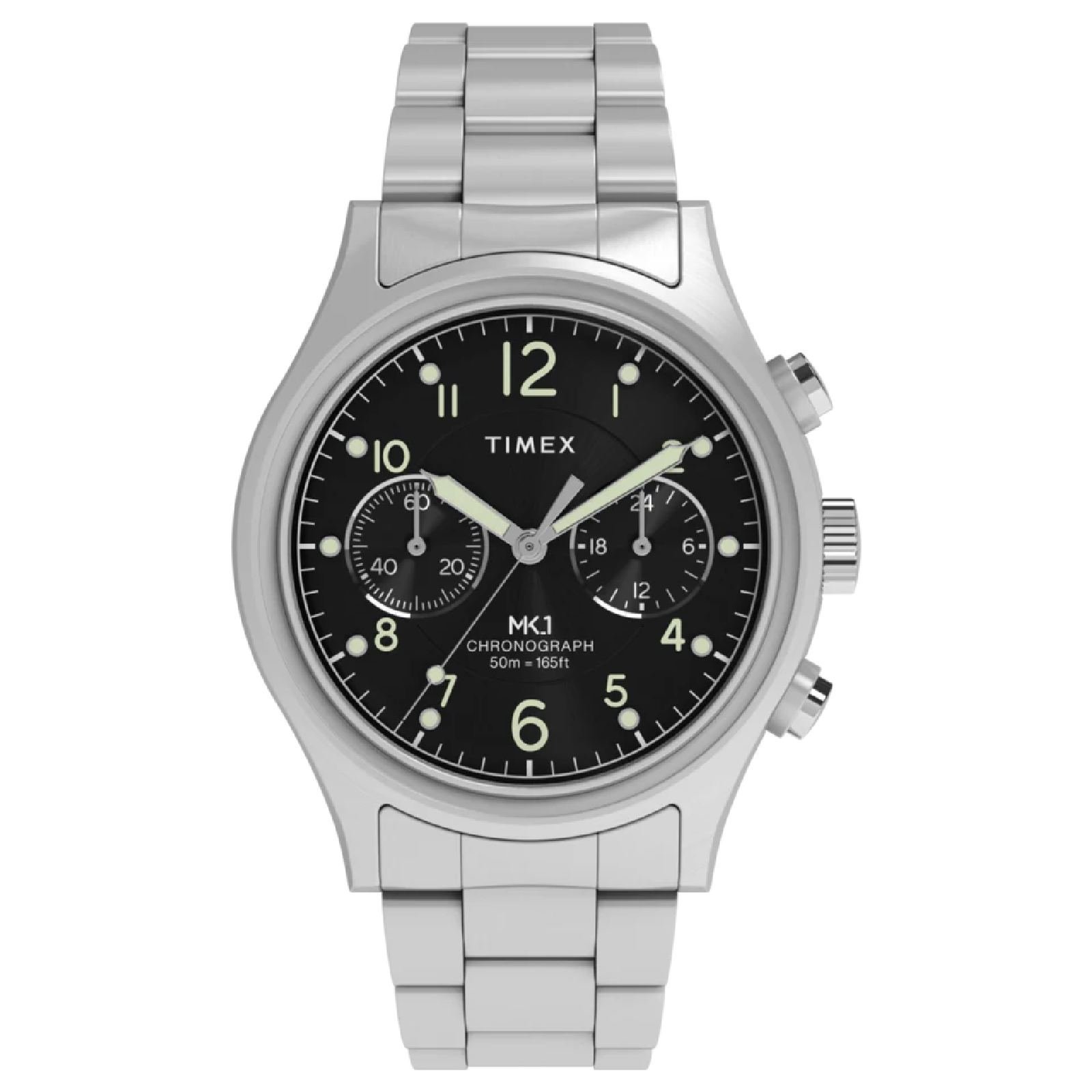 Relógio Timex MK1 Chronograph TW2Y71000 40mm Aço Inox Prata 6