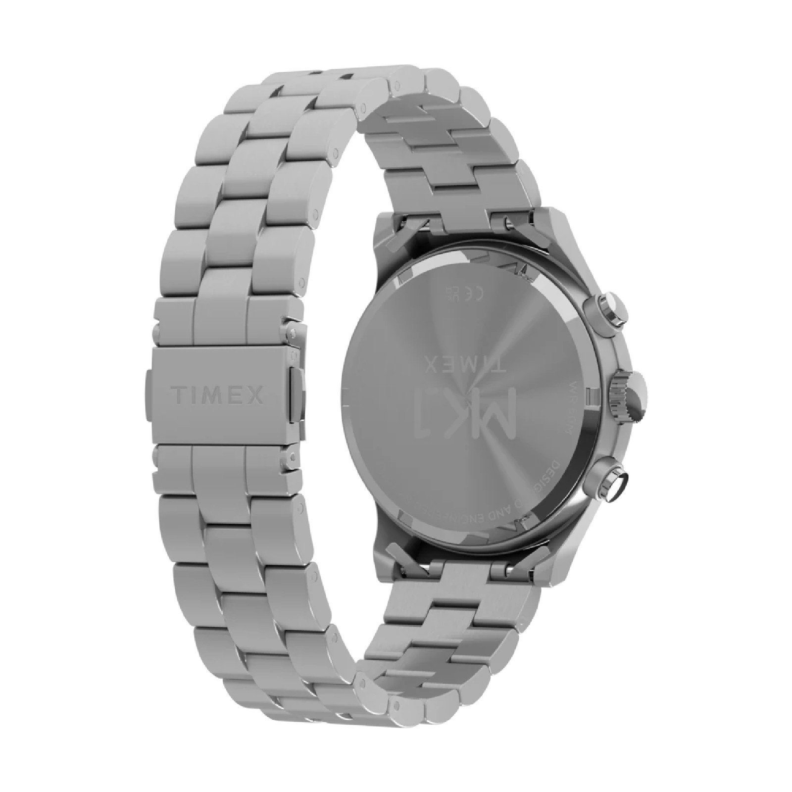 Relógio Timex MK1 Chronograph TW2Y71000 40mm Aço Inox Prata 3