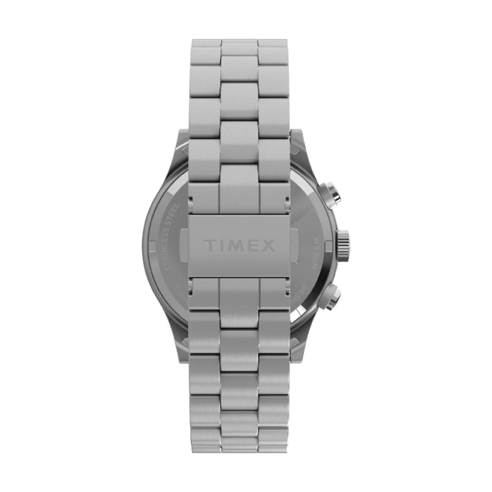 Relógio Timex MK1 Chronograph TW2Y71000 40mm Aço Inox Prata 4