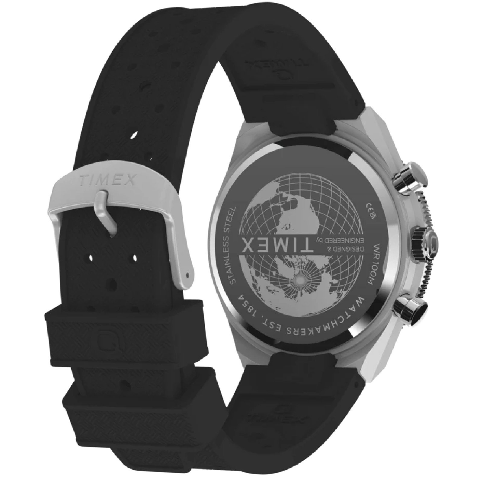 Relógio Timex Q Continental TW2Y56100 Masculino 40mm Prata 5