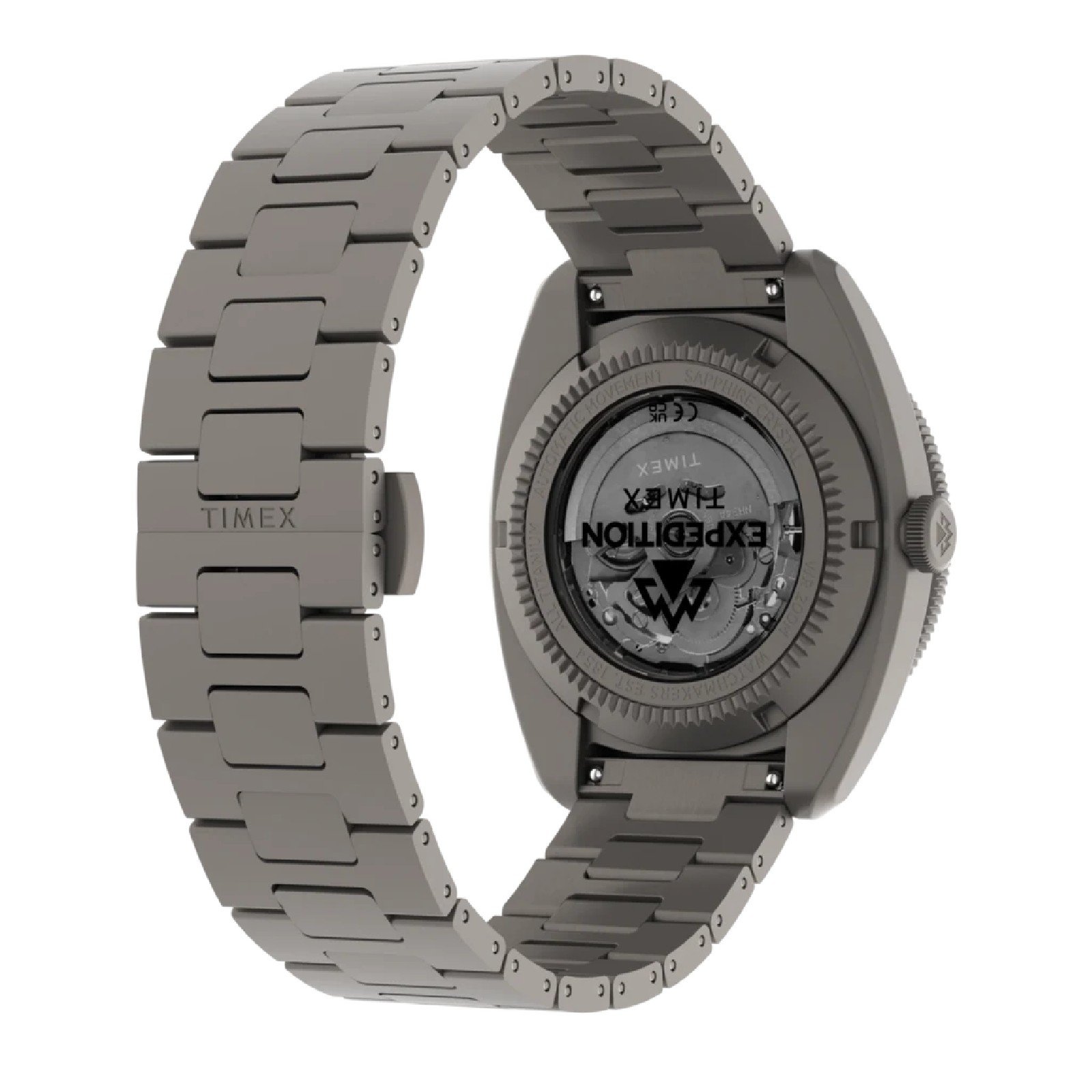 Relógio Timex Expedition Pioneer Titanium Automatic GMT TW2Y63500 Masculino 41mm Cinza 4