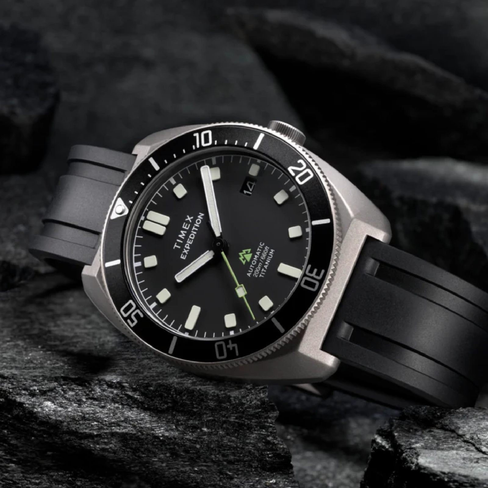 Relógio Timex Expedition Pioneer Titanium Automatic TW2Y63600 Masculino 41mm Cinza 3