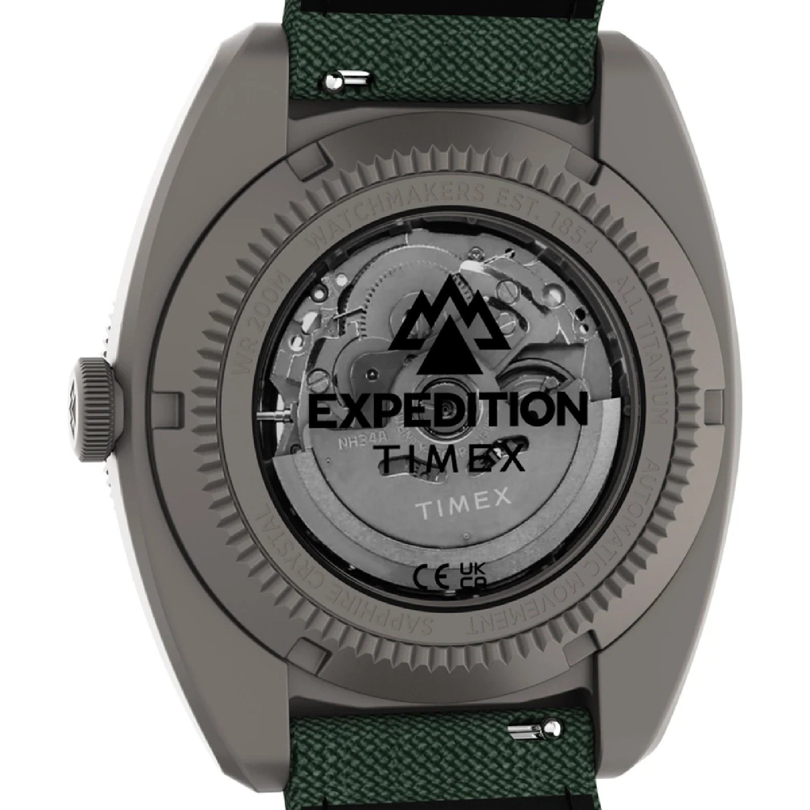 Relógio Timex Expedition Pioneer Titanium Automatic GMT TW2Y63400 Masculino 41mm Cinza 6