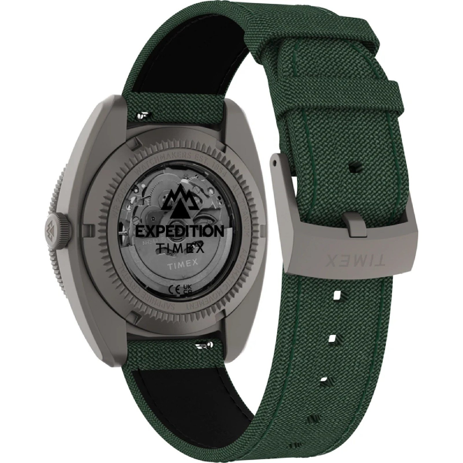 Relógio Timex Expedition Pioneer Titanium Automatic GMT TW2Y63400 Masculino 41mm Cinza 7