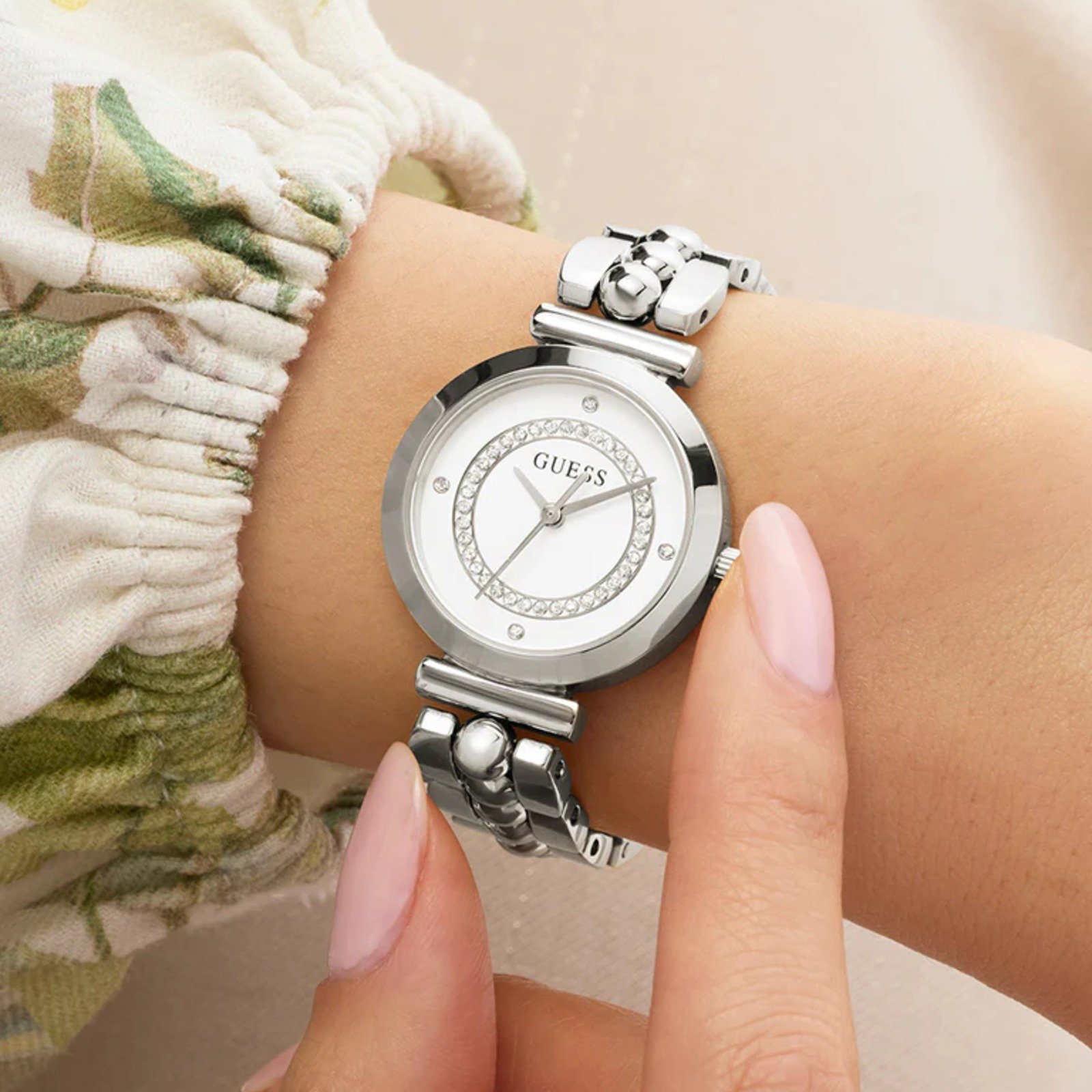 Relógio Guess GW0994L1 Feminino 30mm Aço Inoxidável Prata 2