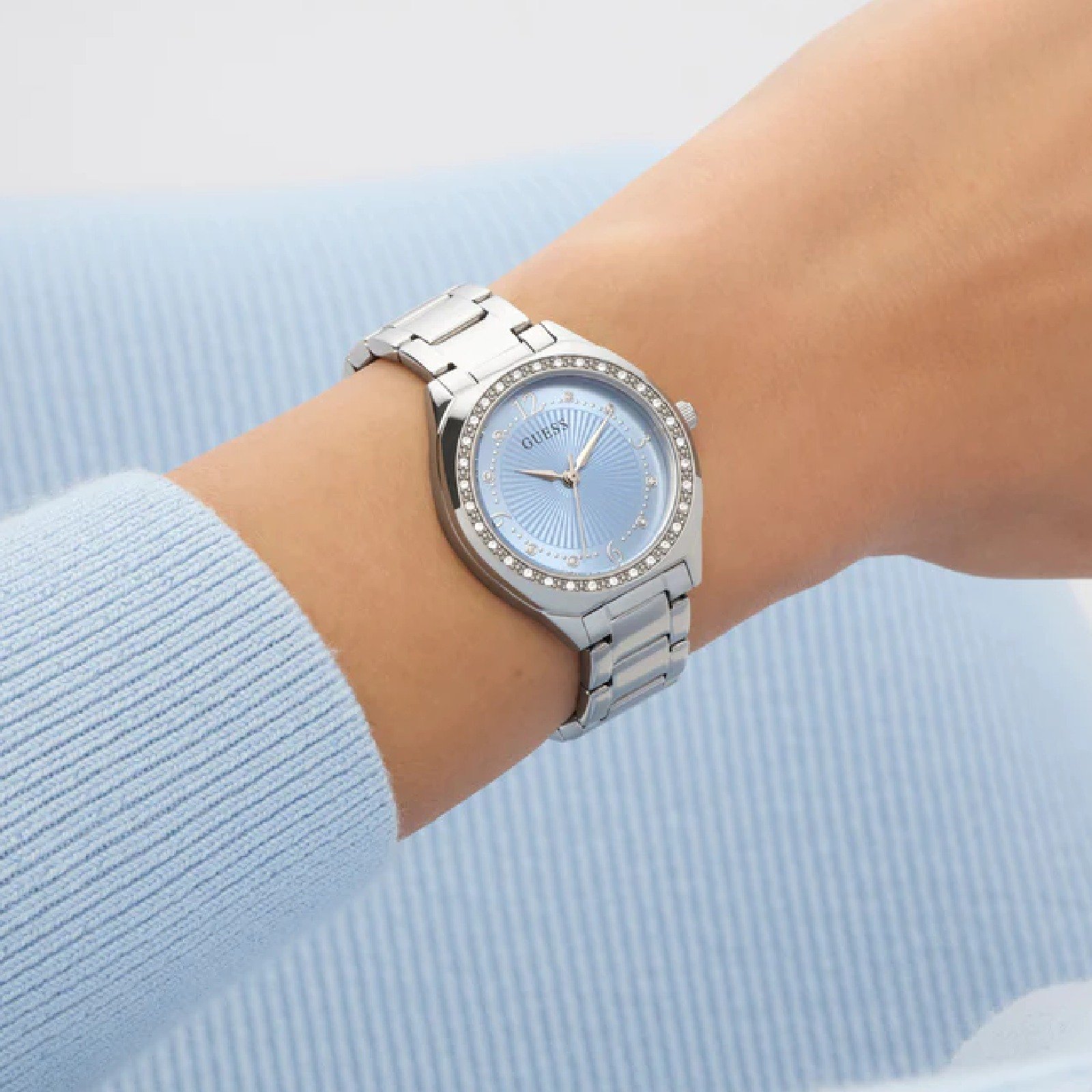 Relógio Guess GW0767L6 Feminino 30mm Aço Inoxidável Prata 6
