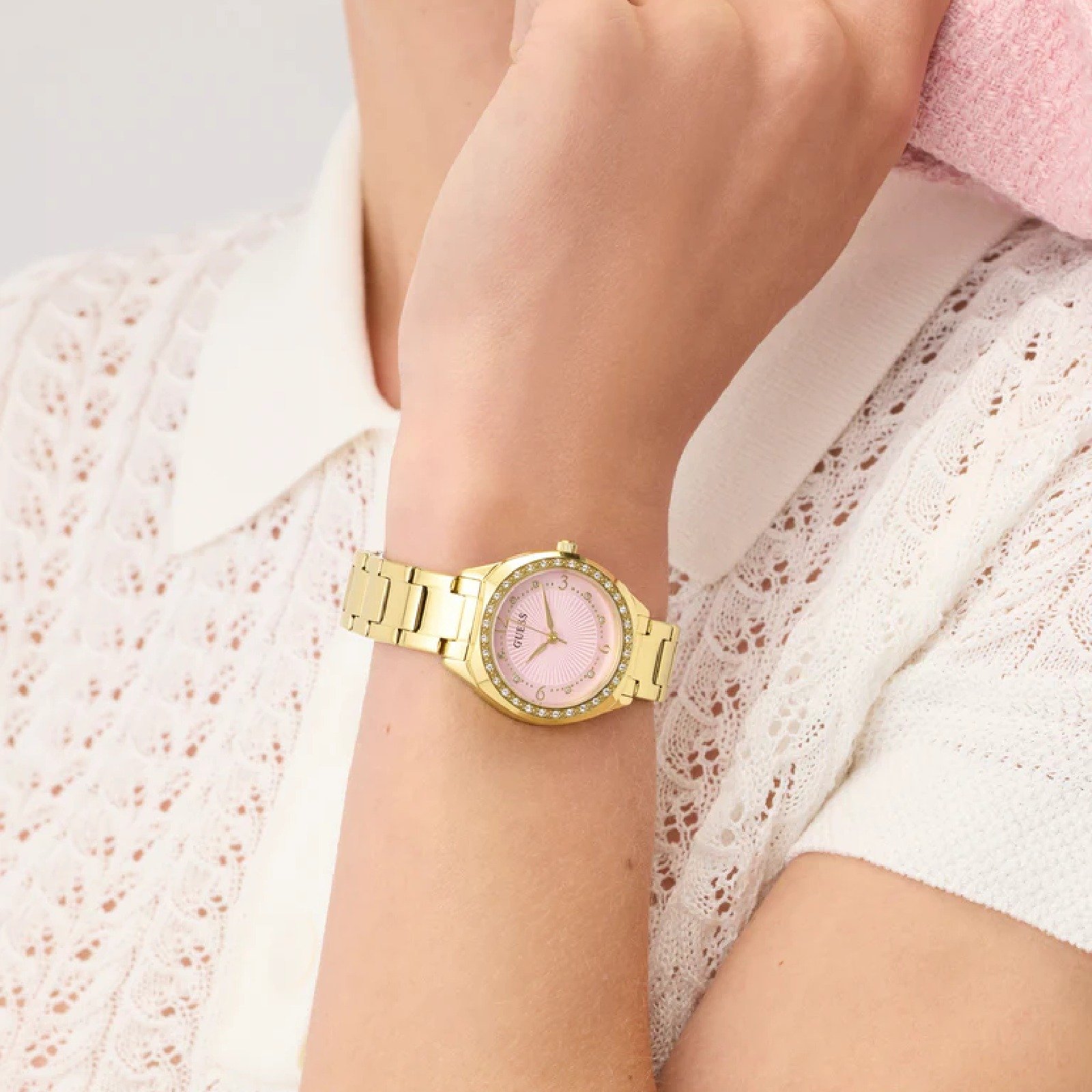 Relógio Guess GW0767L7 Feminino 30mm Aço Inoxidável Dourado 4