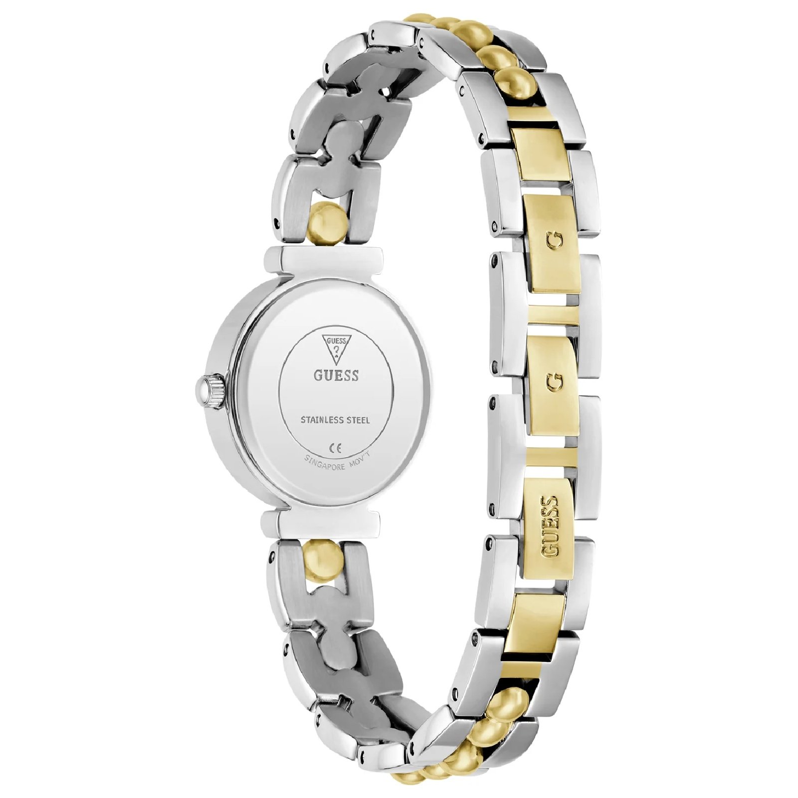 Relógio Guess GW0994L3 Feminino 26mm Aço Inoxidável Prata/Dourado 8