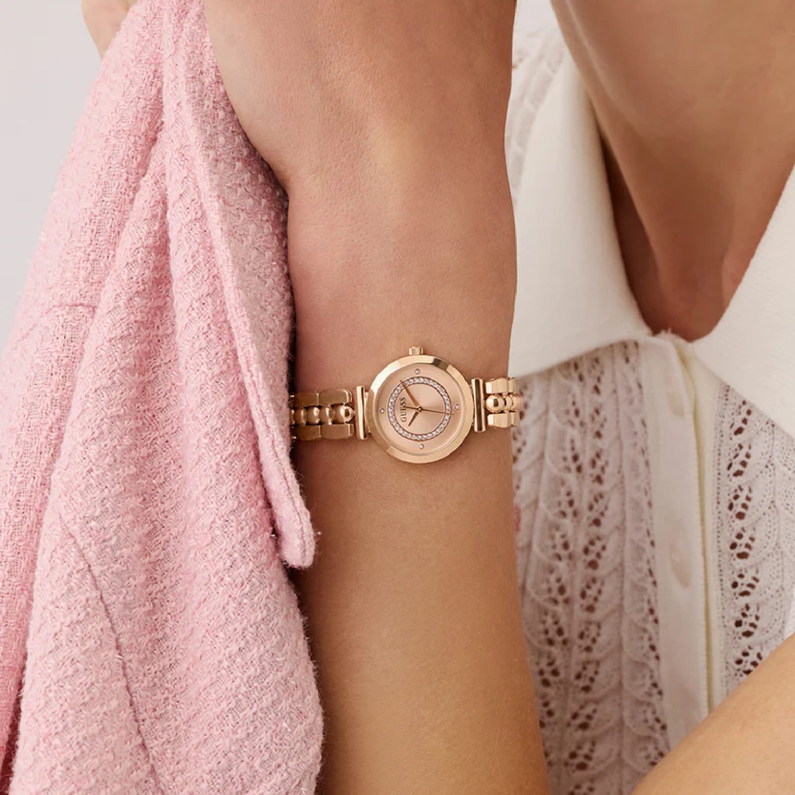 Relógio Guess GW0994L4 Feminino 26mm Aço Inoxidável Rose Gold 4