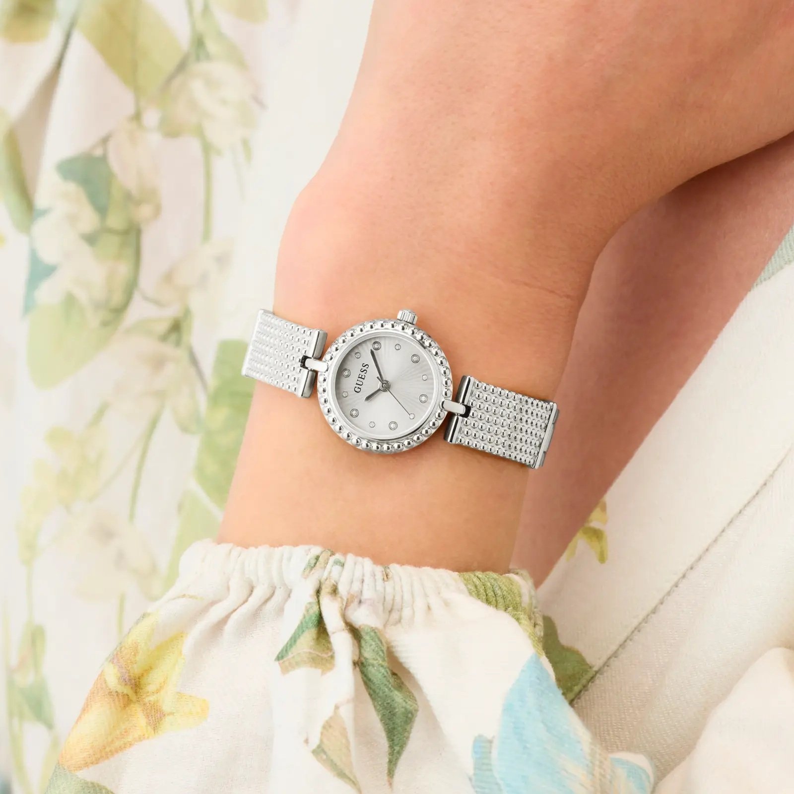 Relógio Guess GW1017L1 Feminino 24mm Aço Inoxidável Prata 2