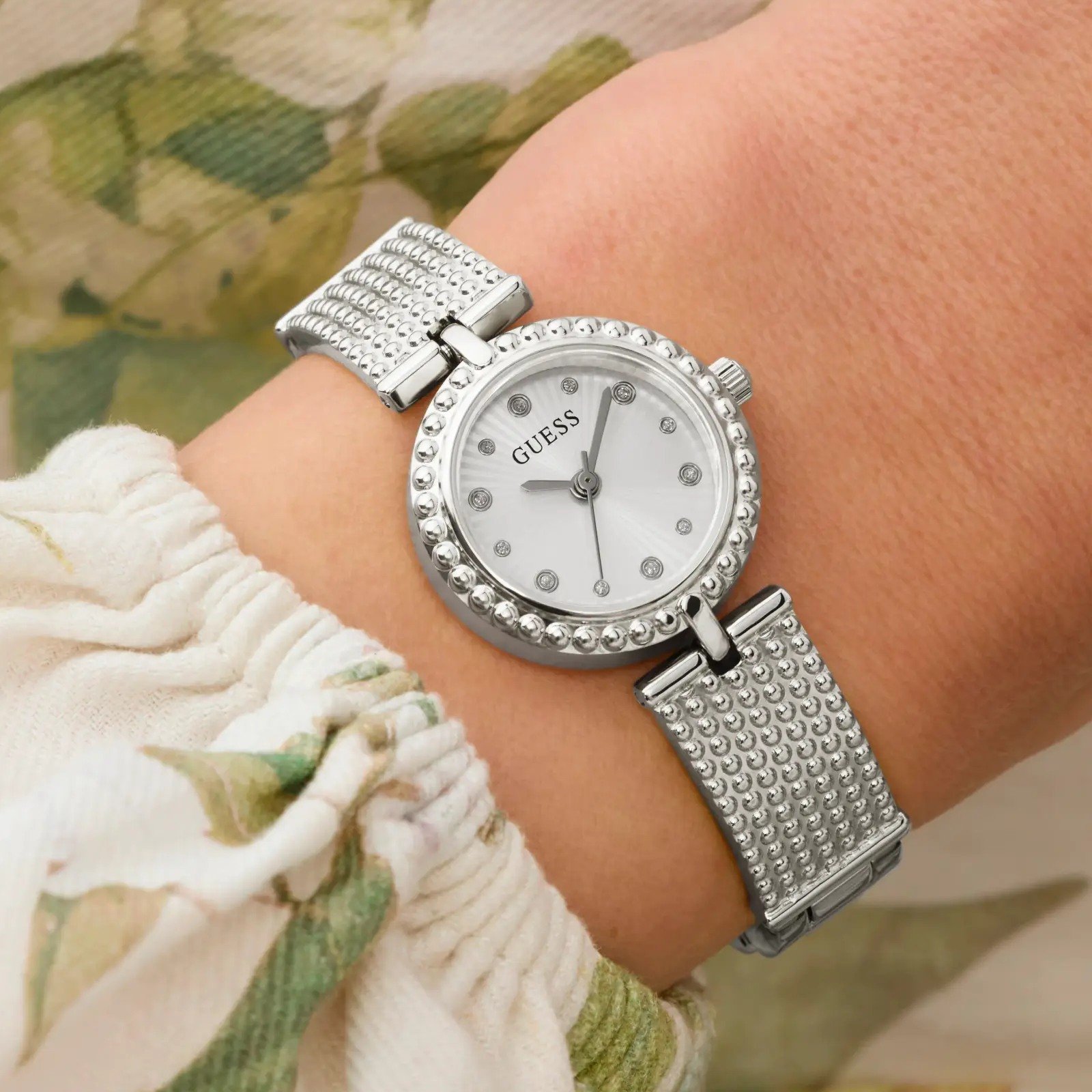 Relógio Guess GW1017L1 Feminino 24mm Aço Inoxidável Prata 4