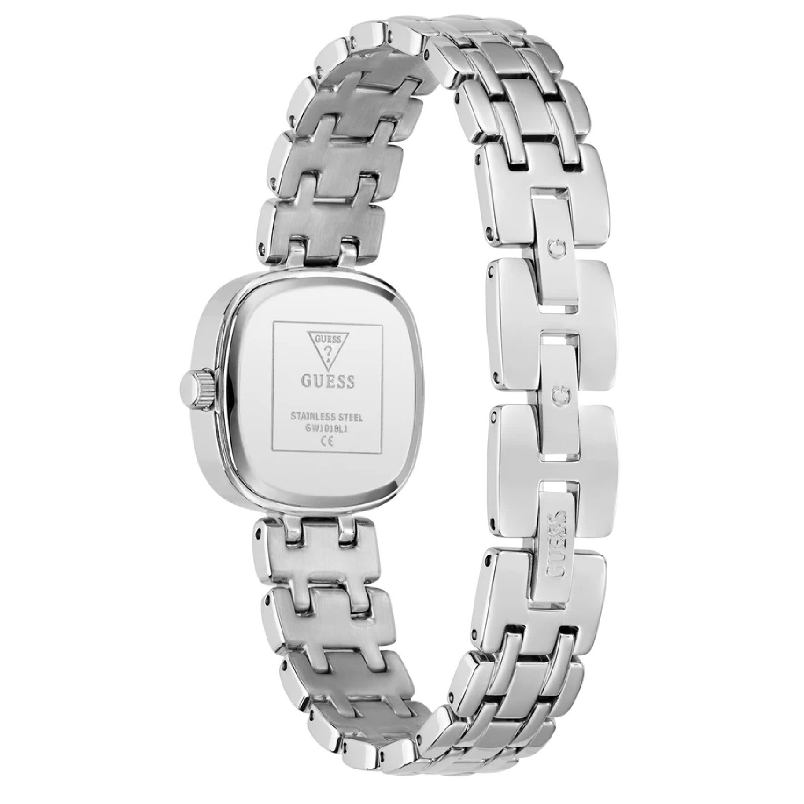 Relógio Guess Hazel GW1018L1 Feminino 25mm Aço Inoxidável Prata 8