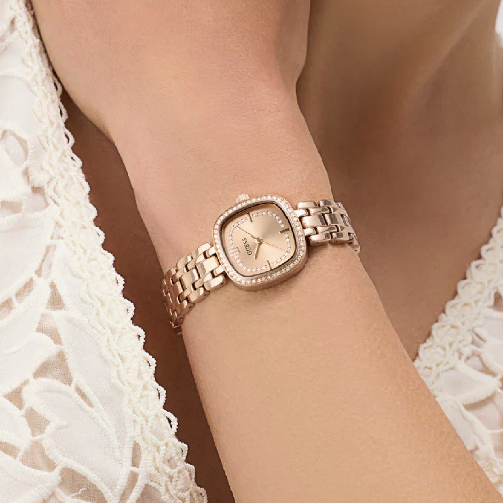 Relógio Guess Hazel GW1018L4 Feminino 25mm Aço Inoxidável Rose Gold 6