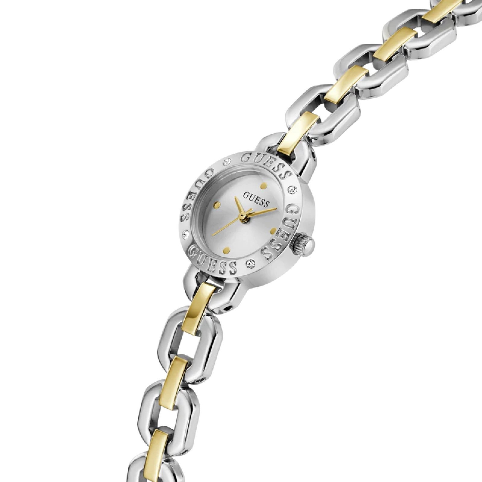 Relógio Guess GW1019L3 Feminino 23mm Aço Inoxidável Dourado/Prata 3
