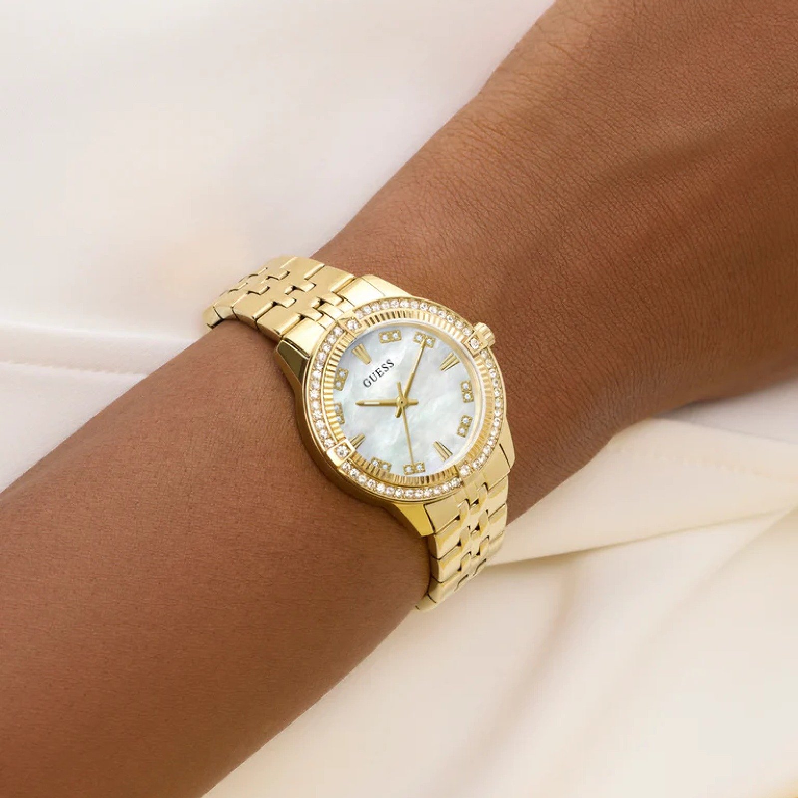 Relógio Guess GW1027L2 Feminino 32mm Aço Inoxidável Dourado 2