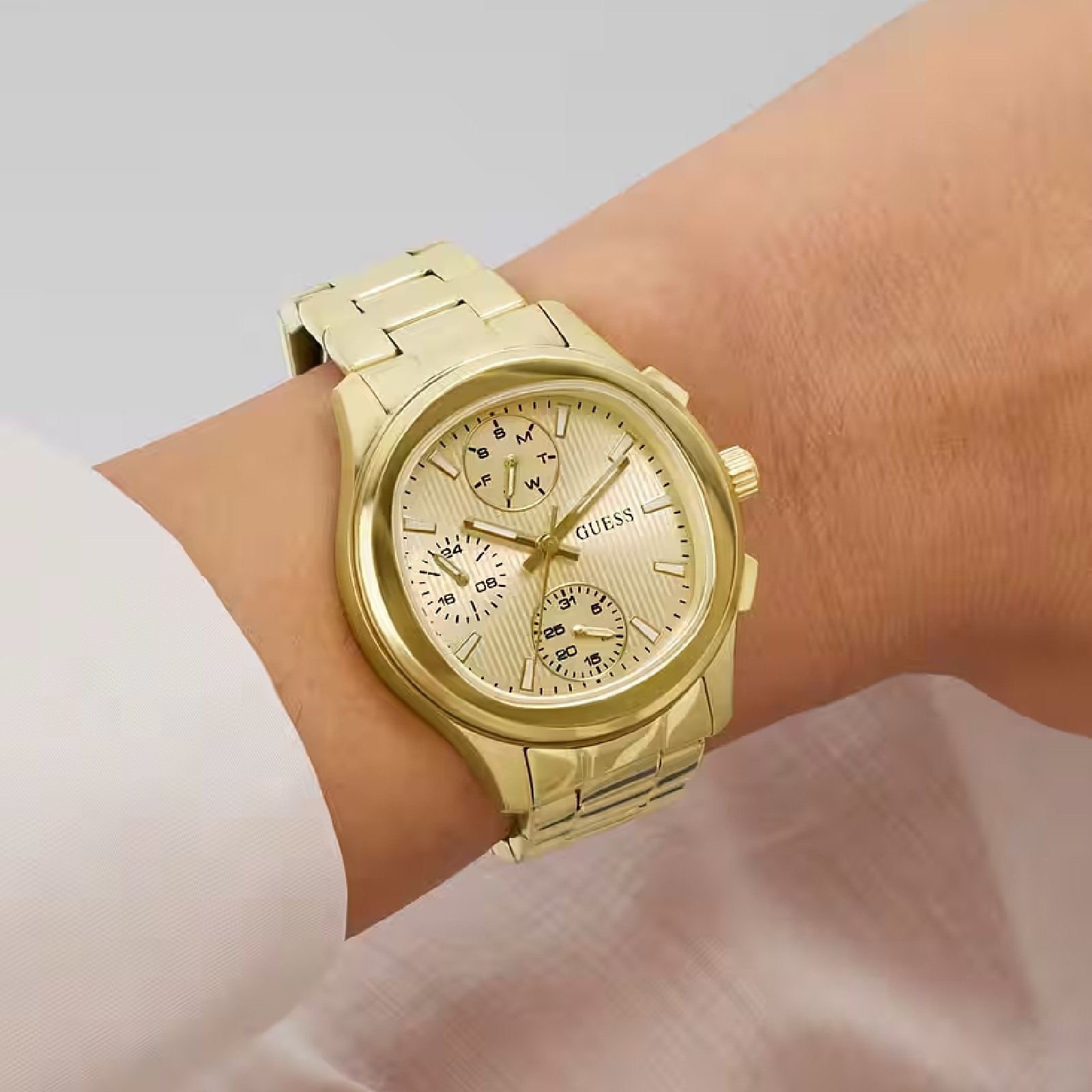Relógio Guess GW1031L2 Feminino 36mm Aço Inoxidável Dourado 2