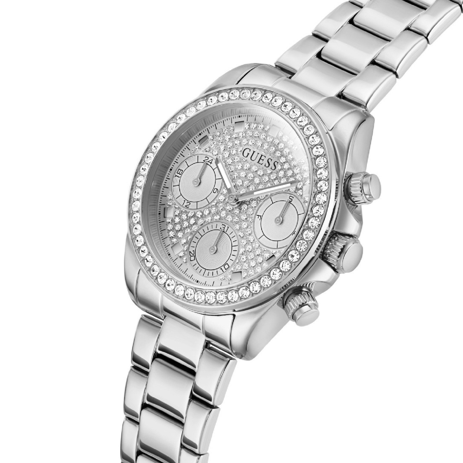 Relógio Guess GW1037L1 Feminino 36mm Aço Inox Prata 3